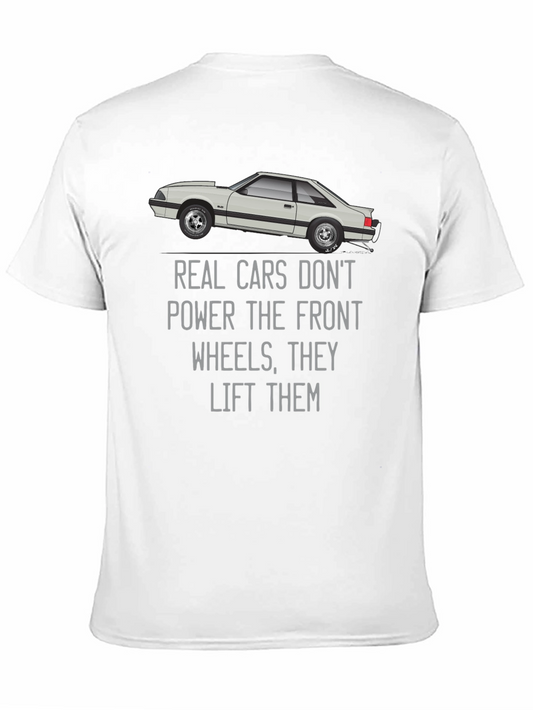 Real Cars Lift Front Wheels Graphic Tee