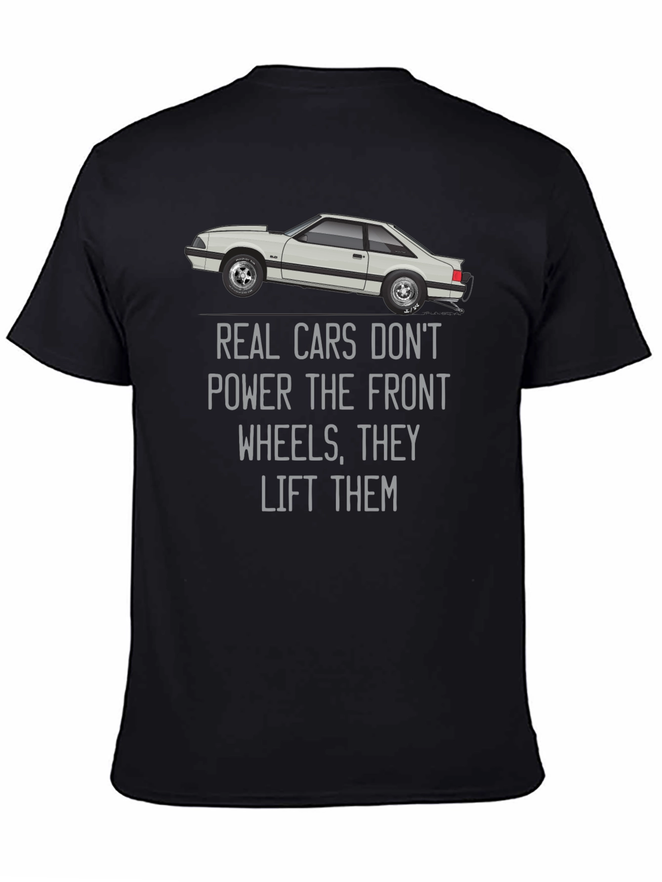 Real Cars Lift Front Wheels Graphic Tee