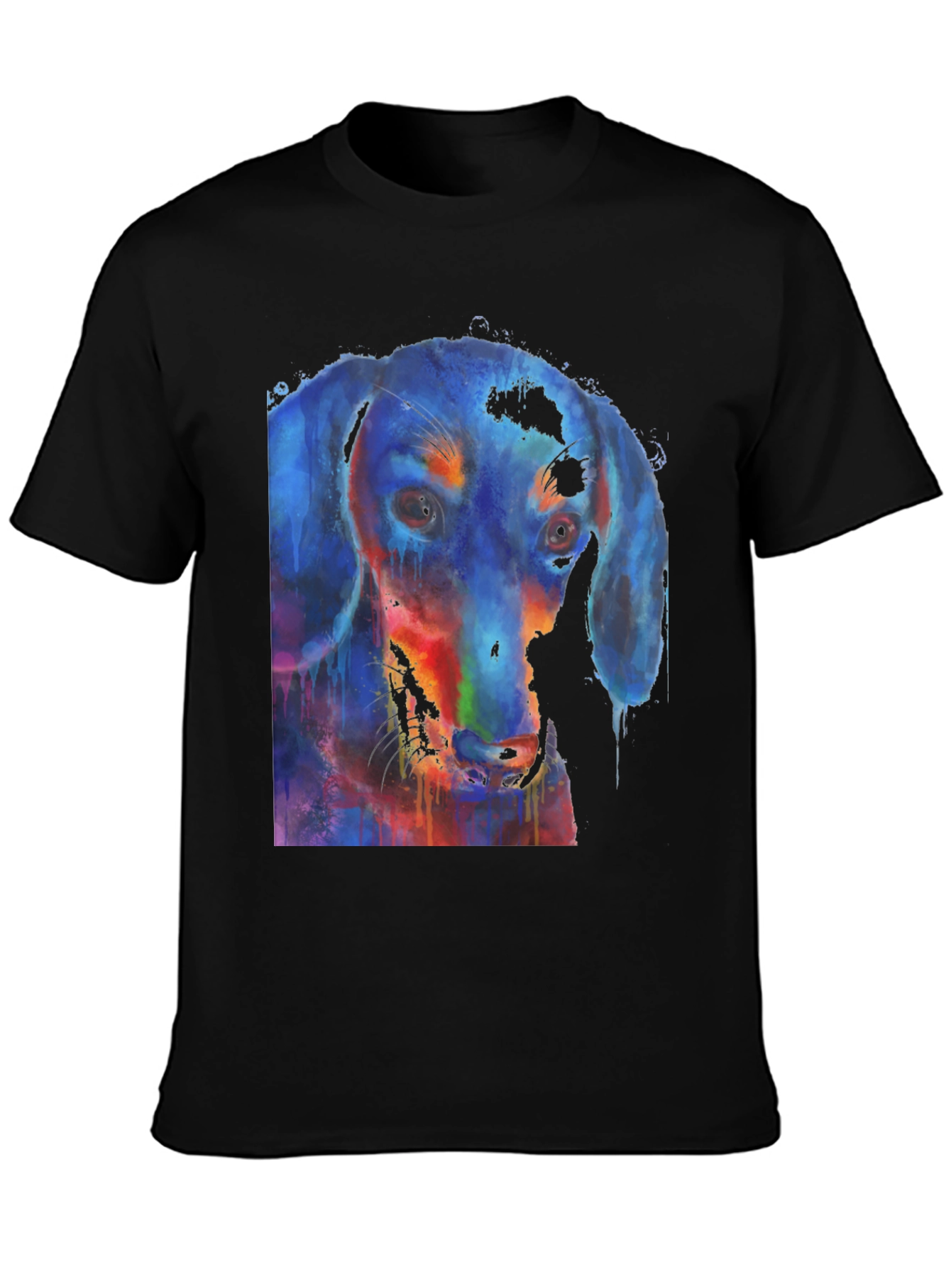 Watercolor Dachshund Graphic Tee