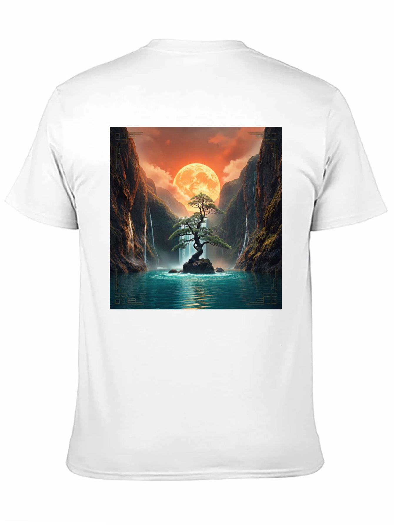 Zen Bonsai Tree T-Shirt - Meditative Design