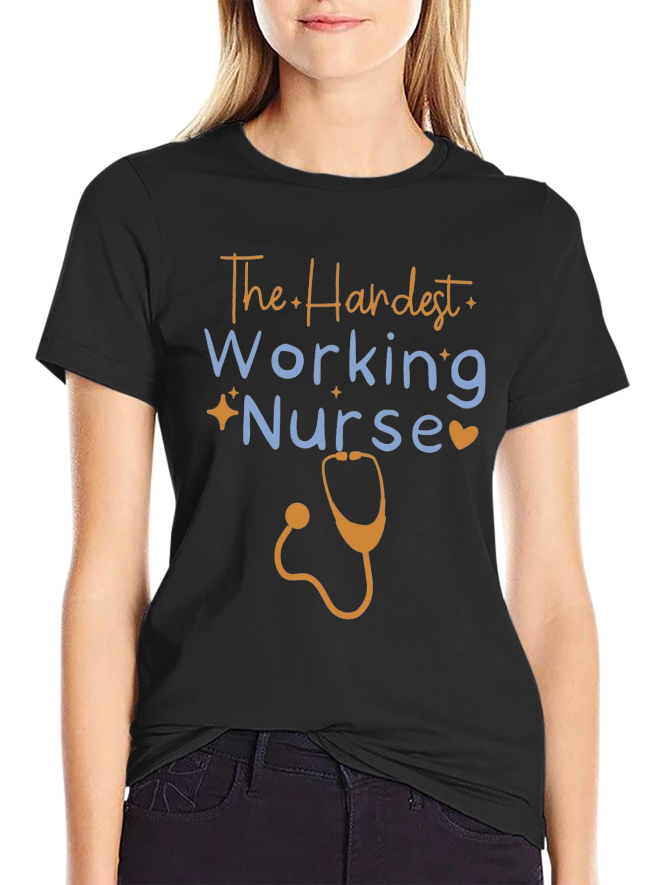 Hardest Working Nurse Graphic Tee