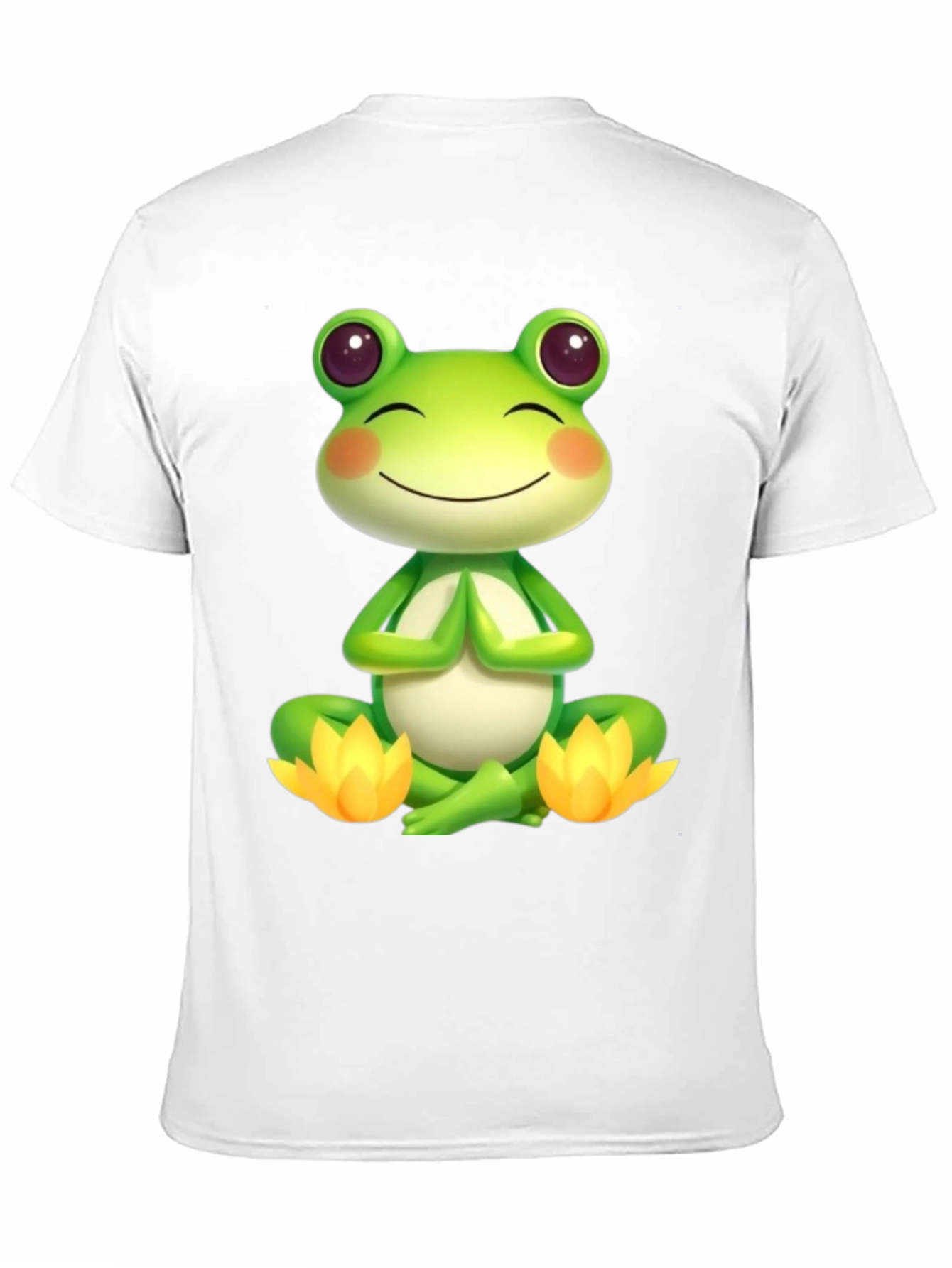 Meditating Frog T-Shirt - Zen Vibes