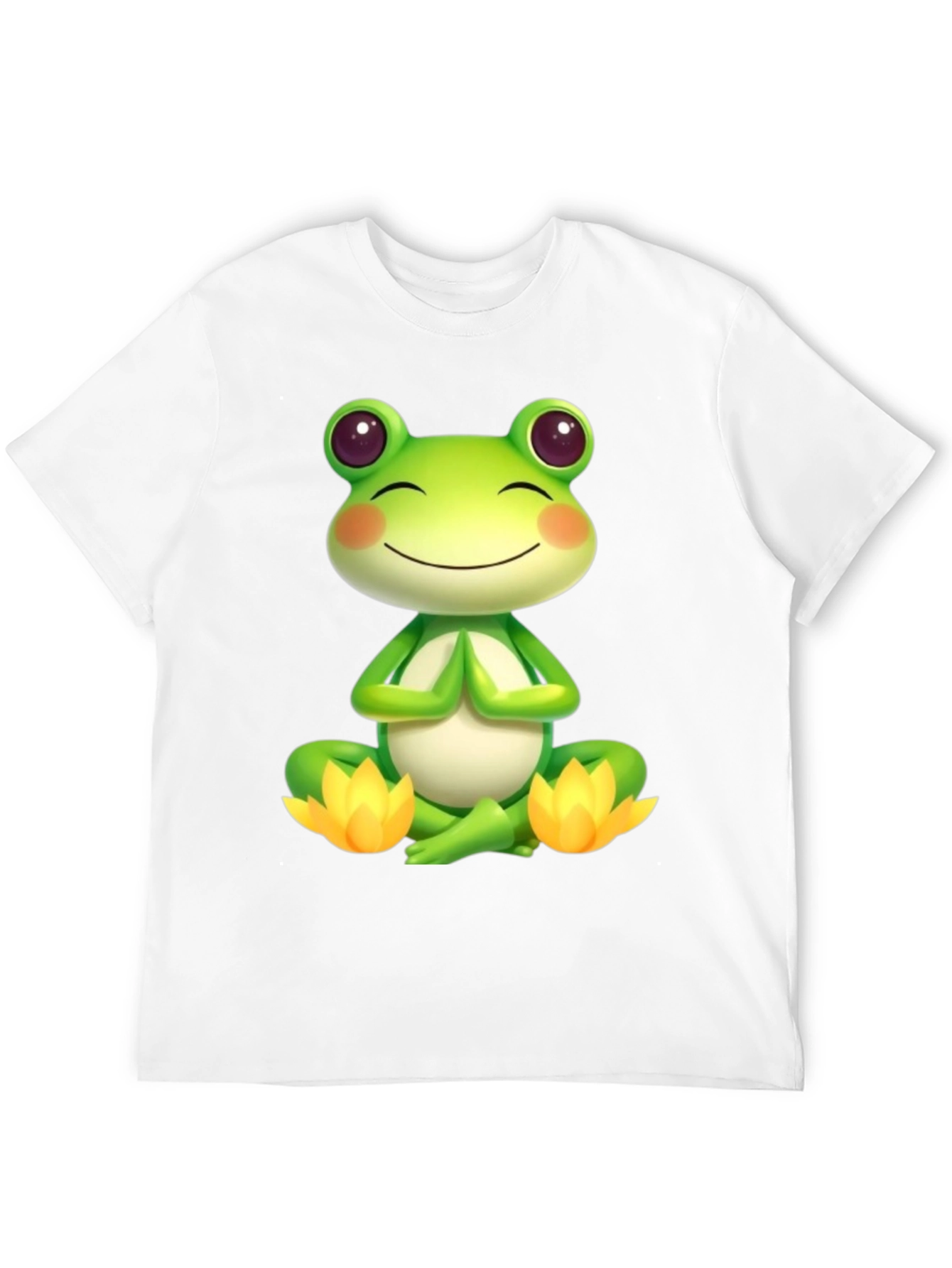 Meditating Frog T-Shirt - Zen Vibes