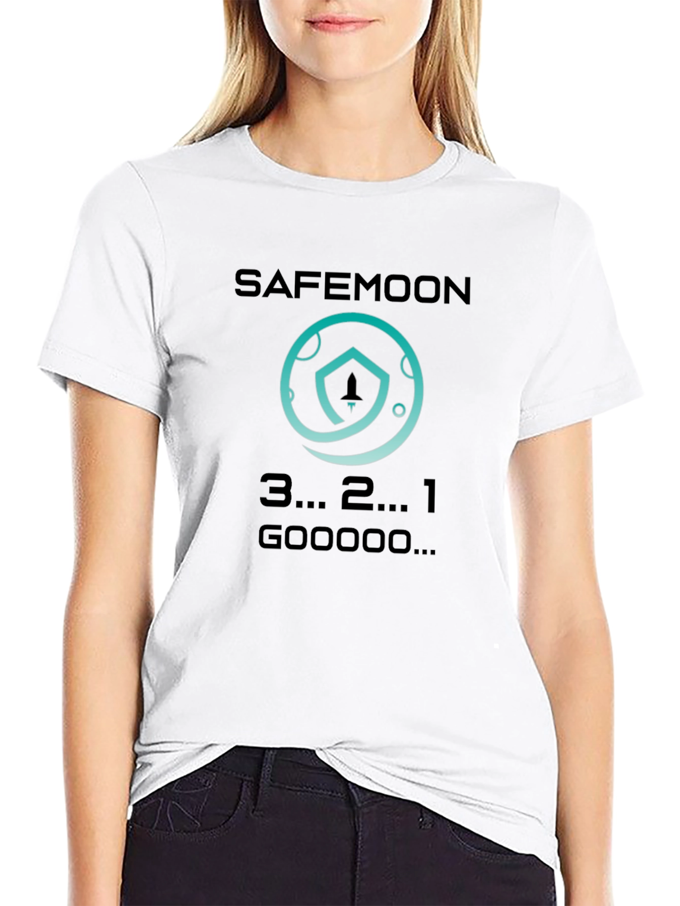 Safemoon T-Shirt - Crypto Rocket Launch Design