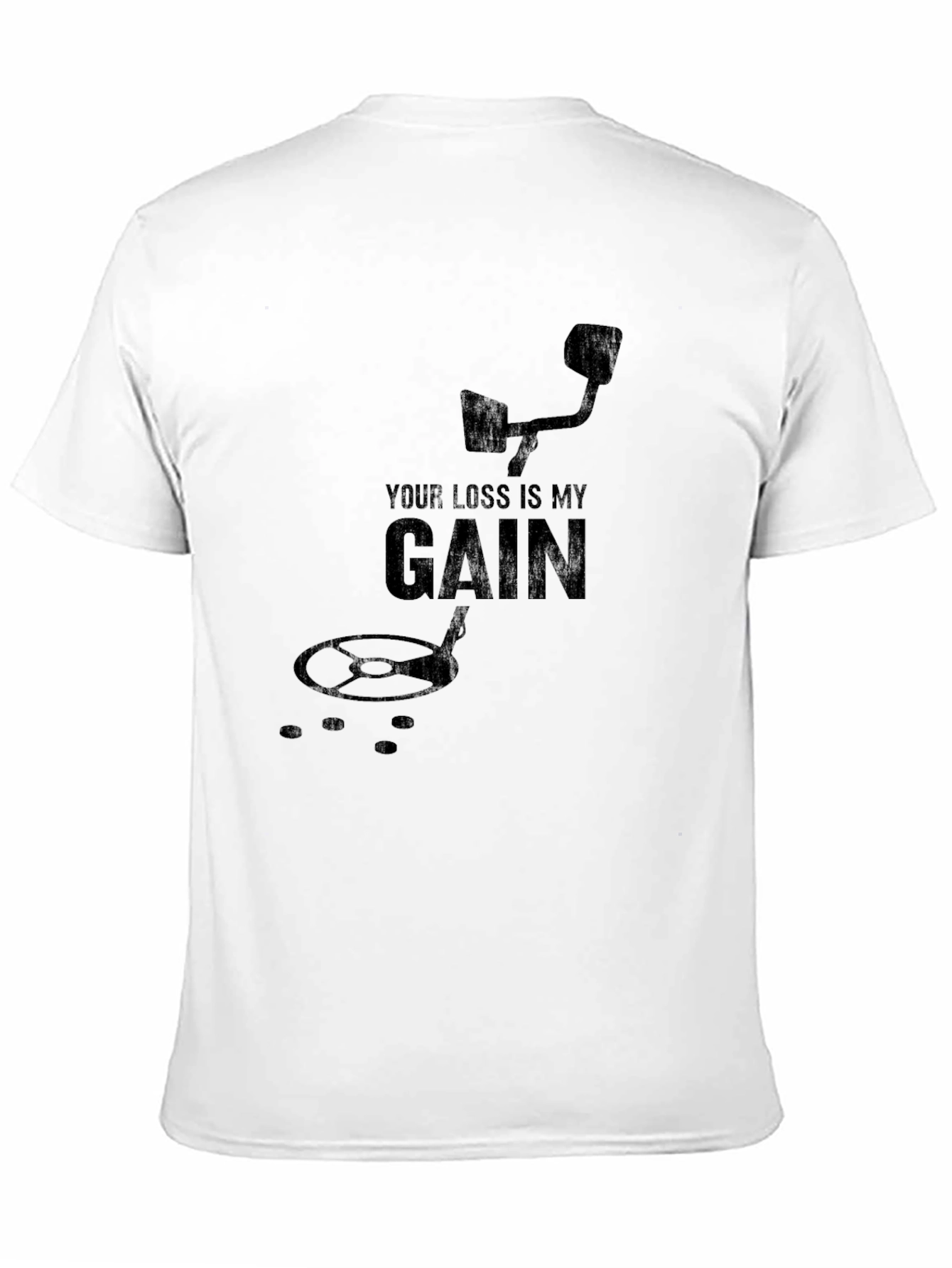 Your Loss Is My Gain Black T-Shirt