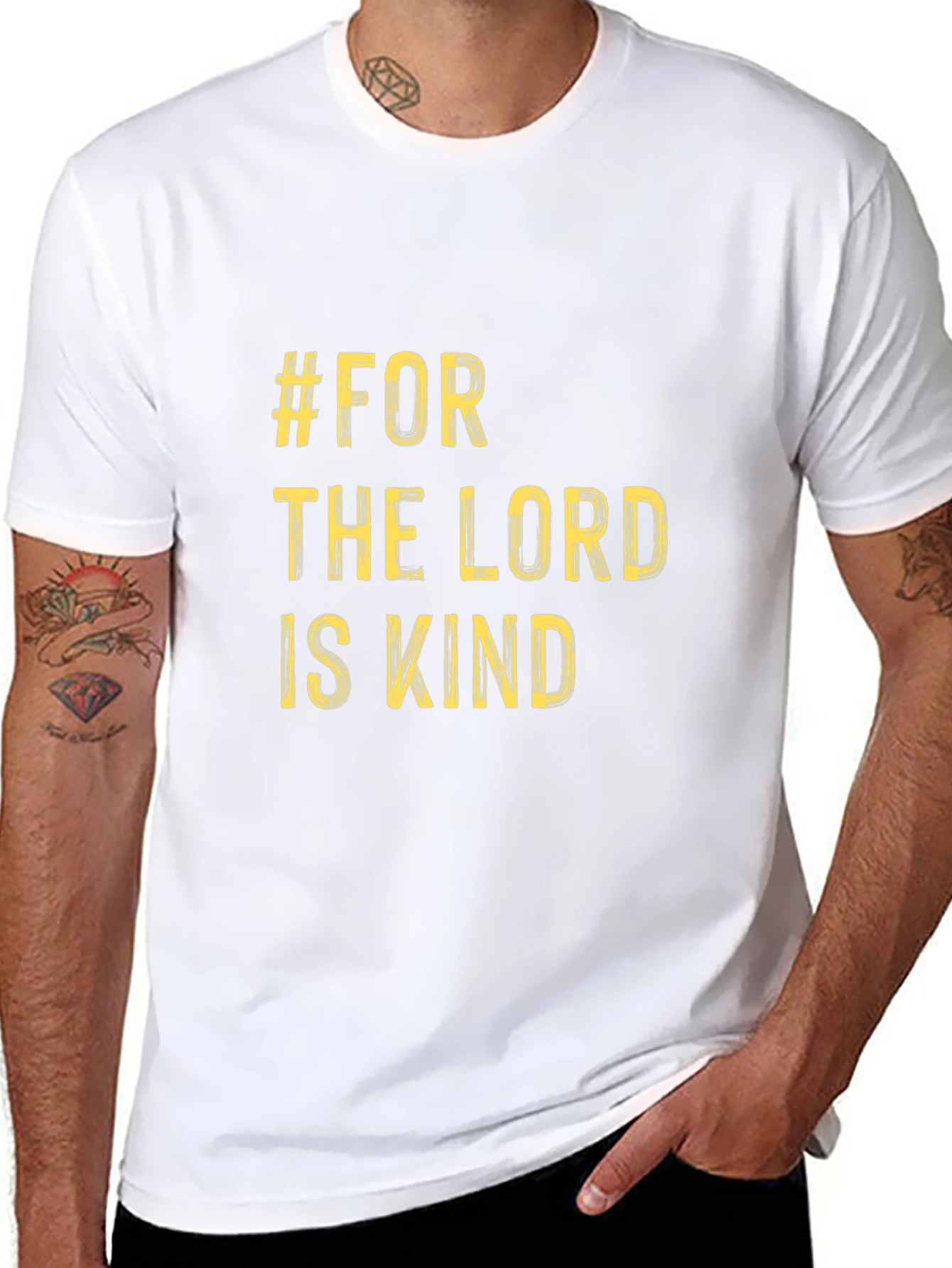 For the Lord is Kind Black T-Shirt