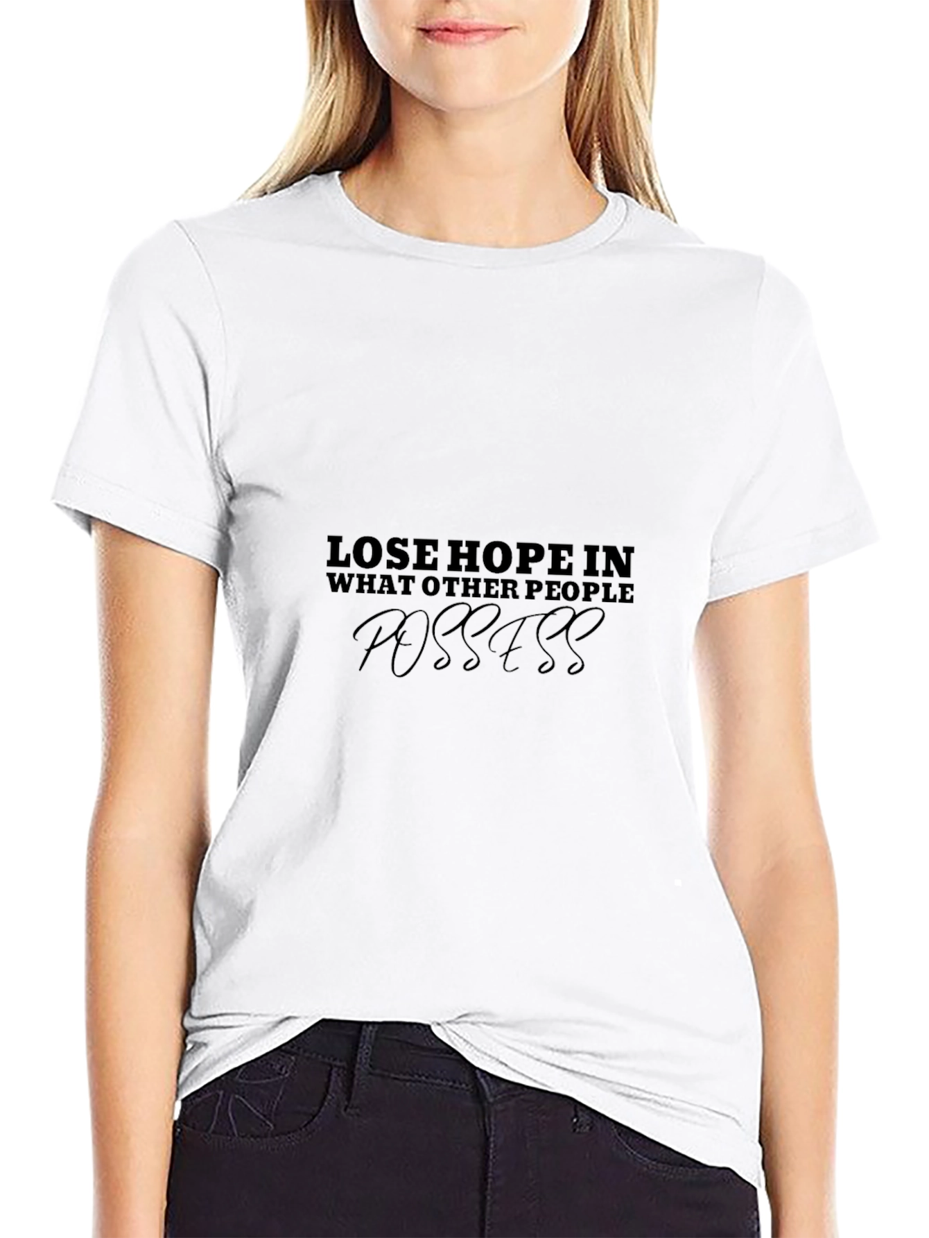Motivational Graphic Tee - Lose Hope