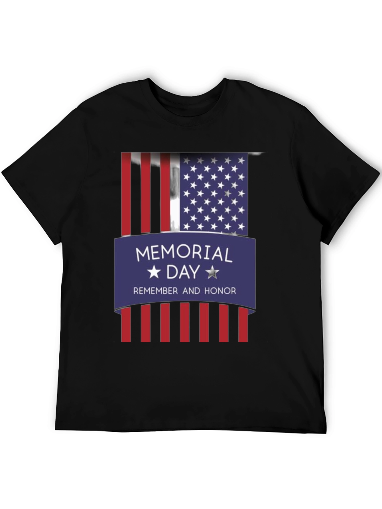 Memorial Day Remember & Honor Graphic T-Shirt