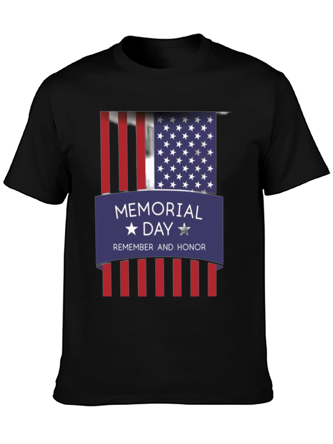 Memorial Day Remember & Honor Graphic T-Shirt