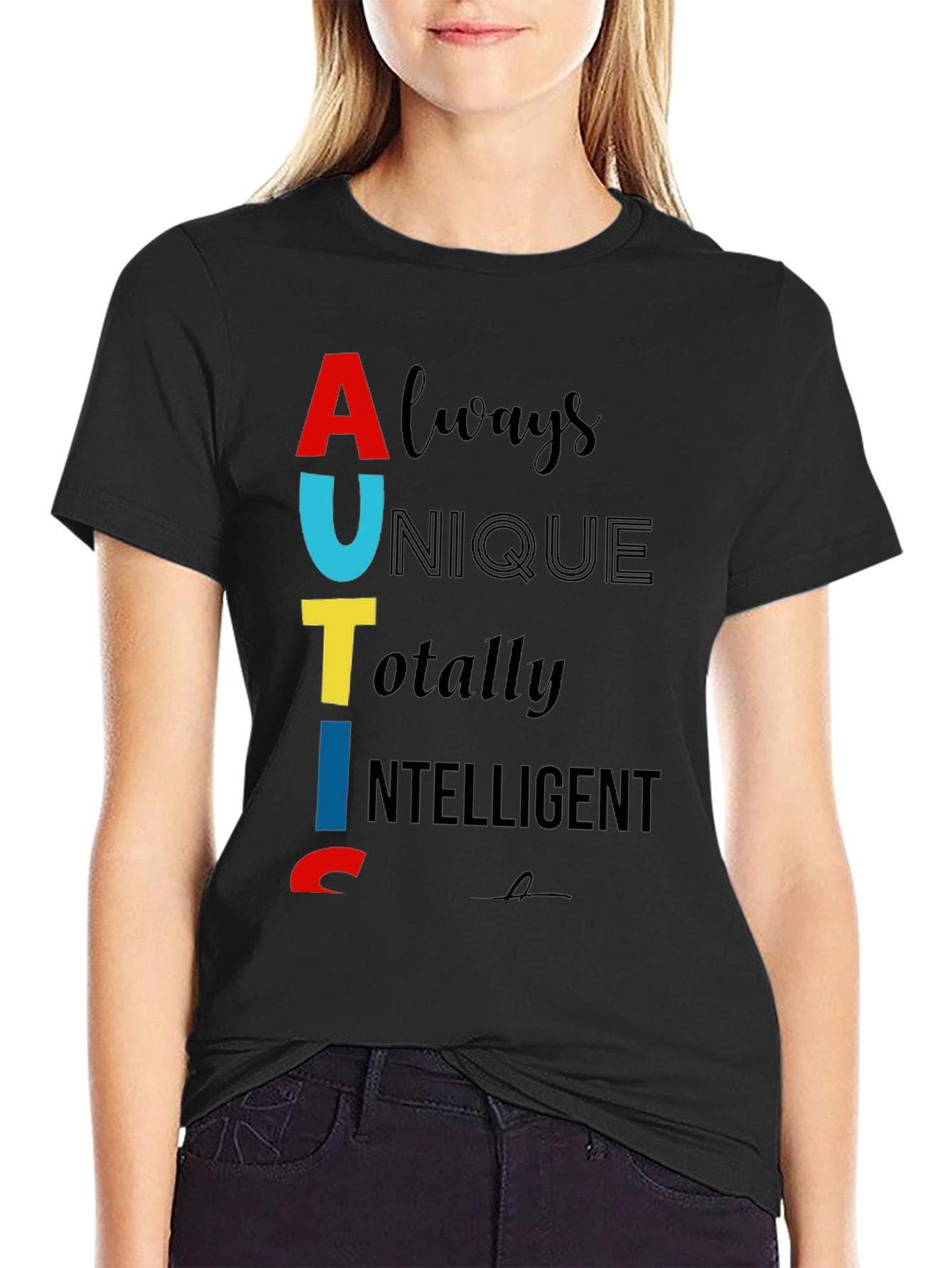 Autism Awareness T-Shirt - Always Unique Totally Intelligent