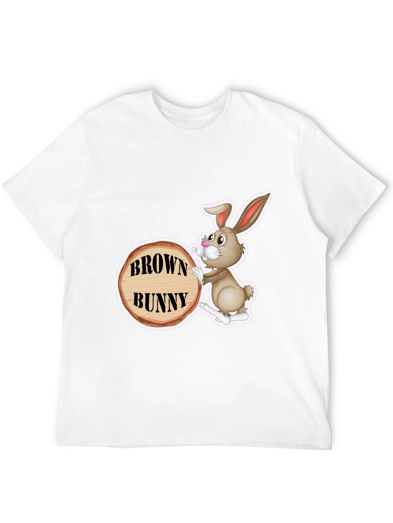 Brown Bunny Graphic T-Shirt - Unisex