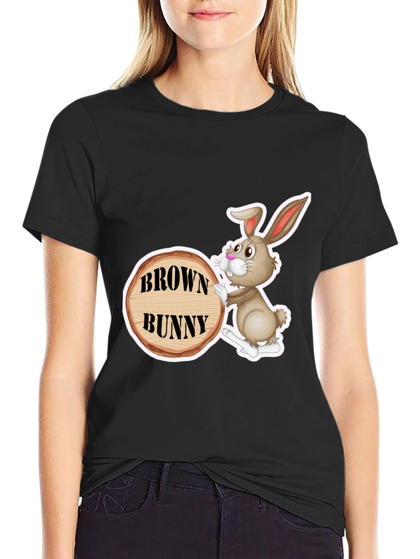 Brown Bunny Graphic T-Shirt - Unisex