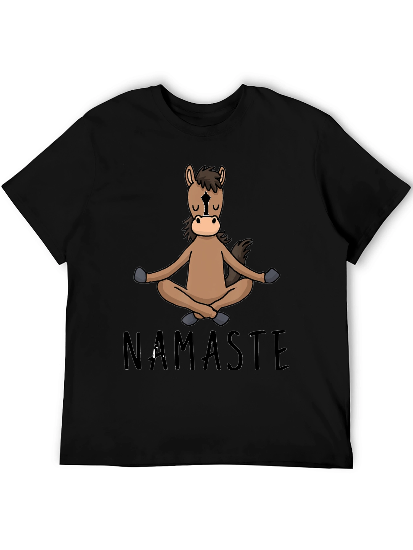 Namaste Horse Graphic Tee - Funny Yoga Shirt