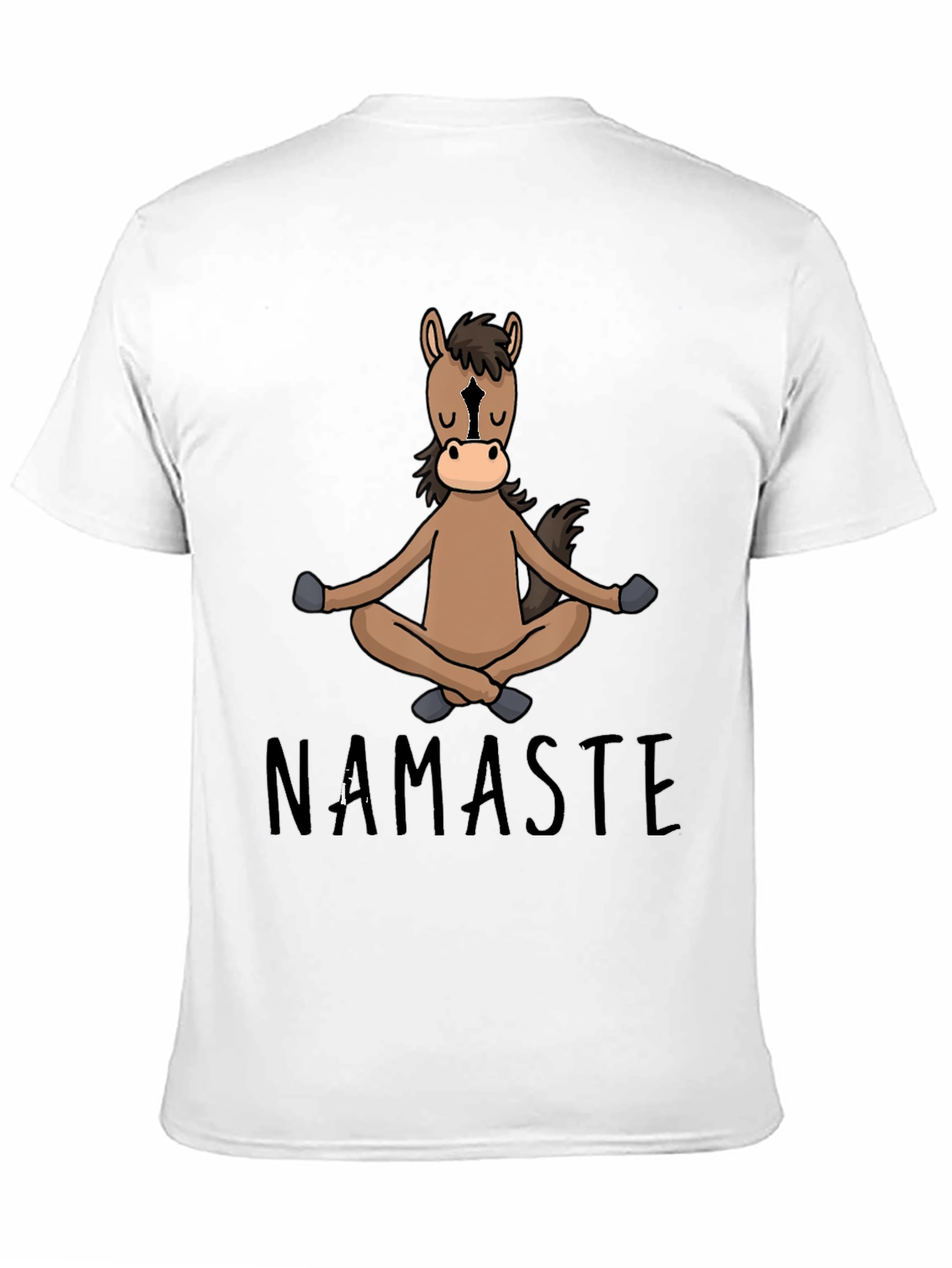 Namaste Horse Graphic Tee - Funny Yoga Shirt