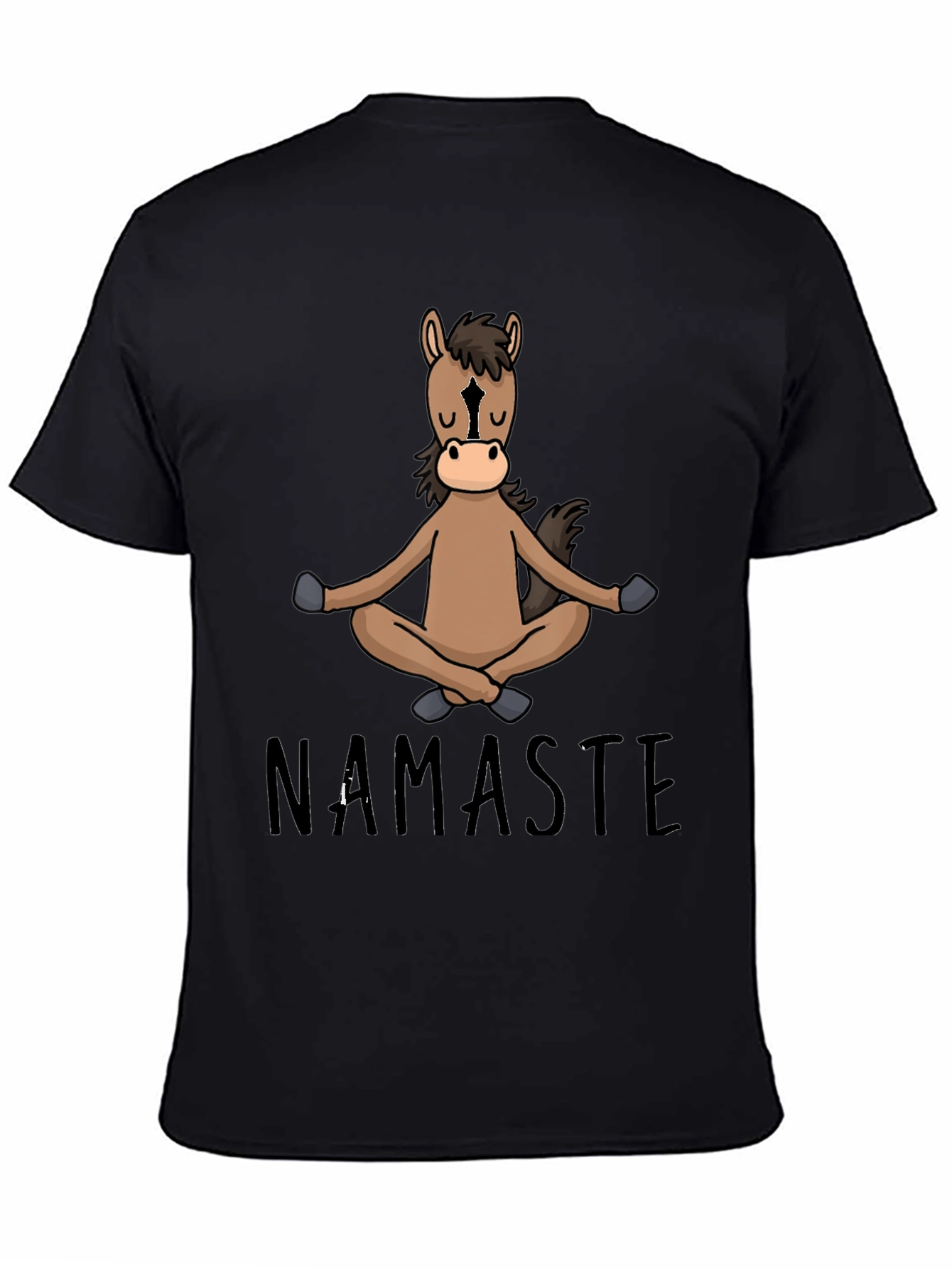 Namaste Horse Graphic Tee - Funny Yoga Shirt