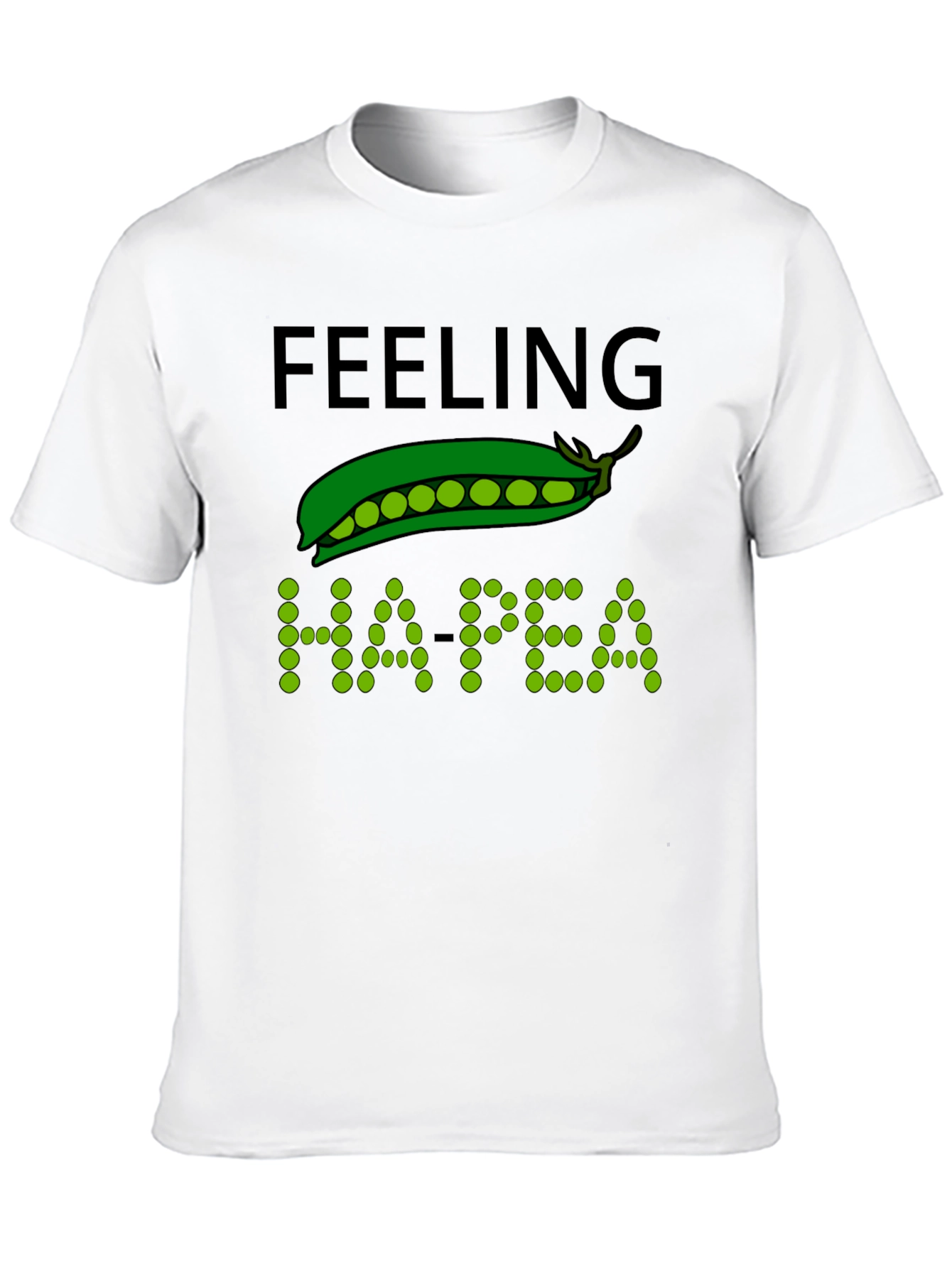 Feeling Ha-pea T-Shirt Funny Pun Tee