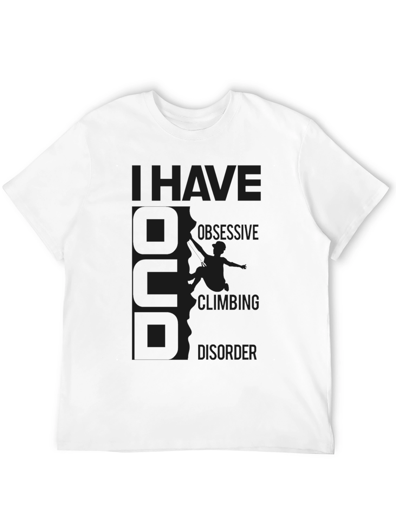 Obsessive Climbing Disorder Black T-Shirt