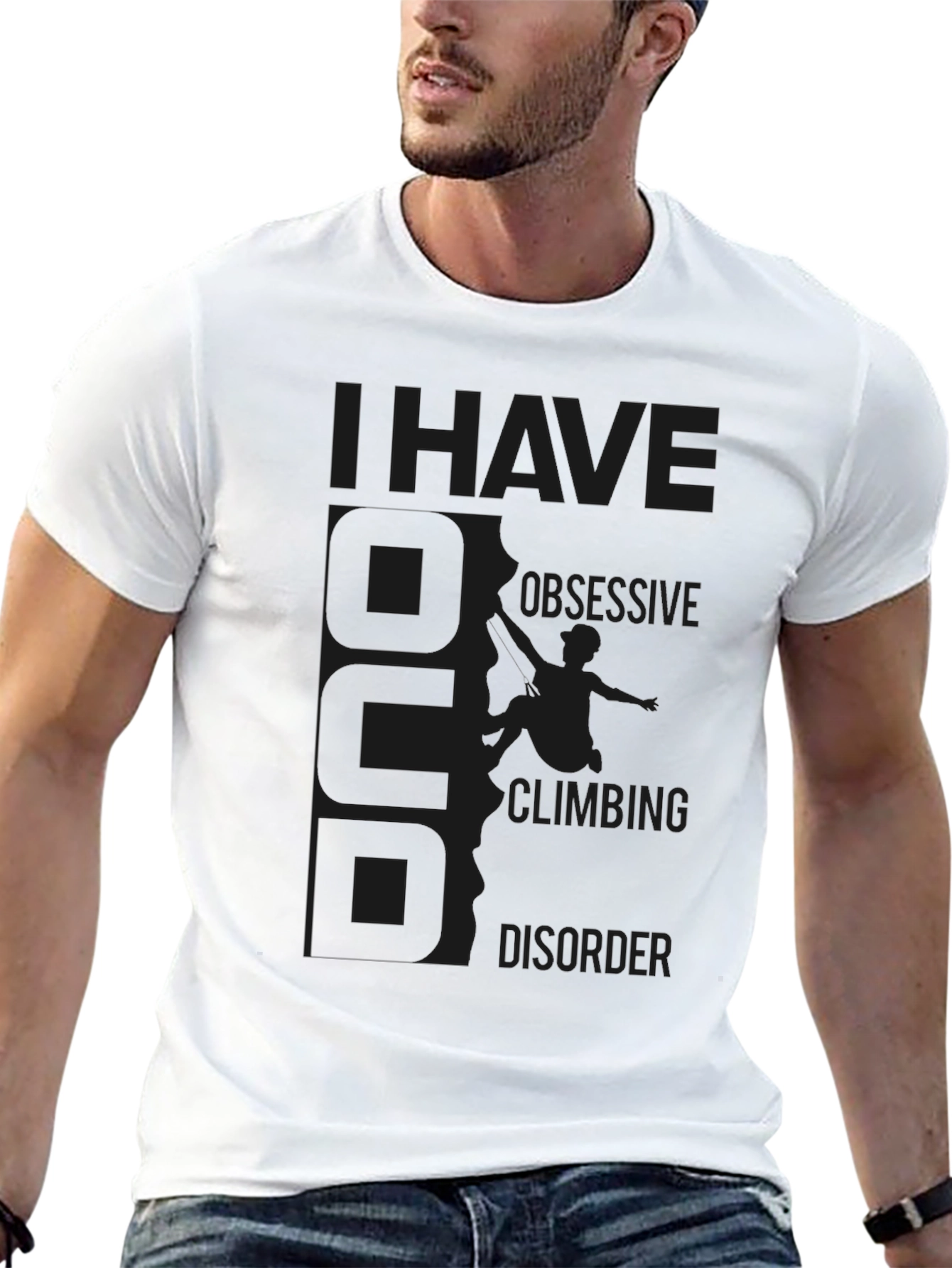 Obsessive Climbing Disorder Black T-Shirt