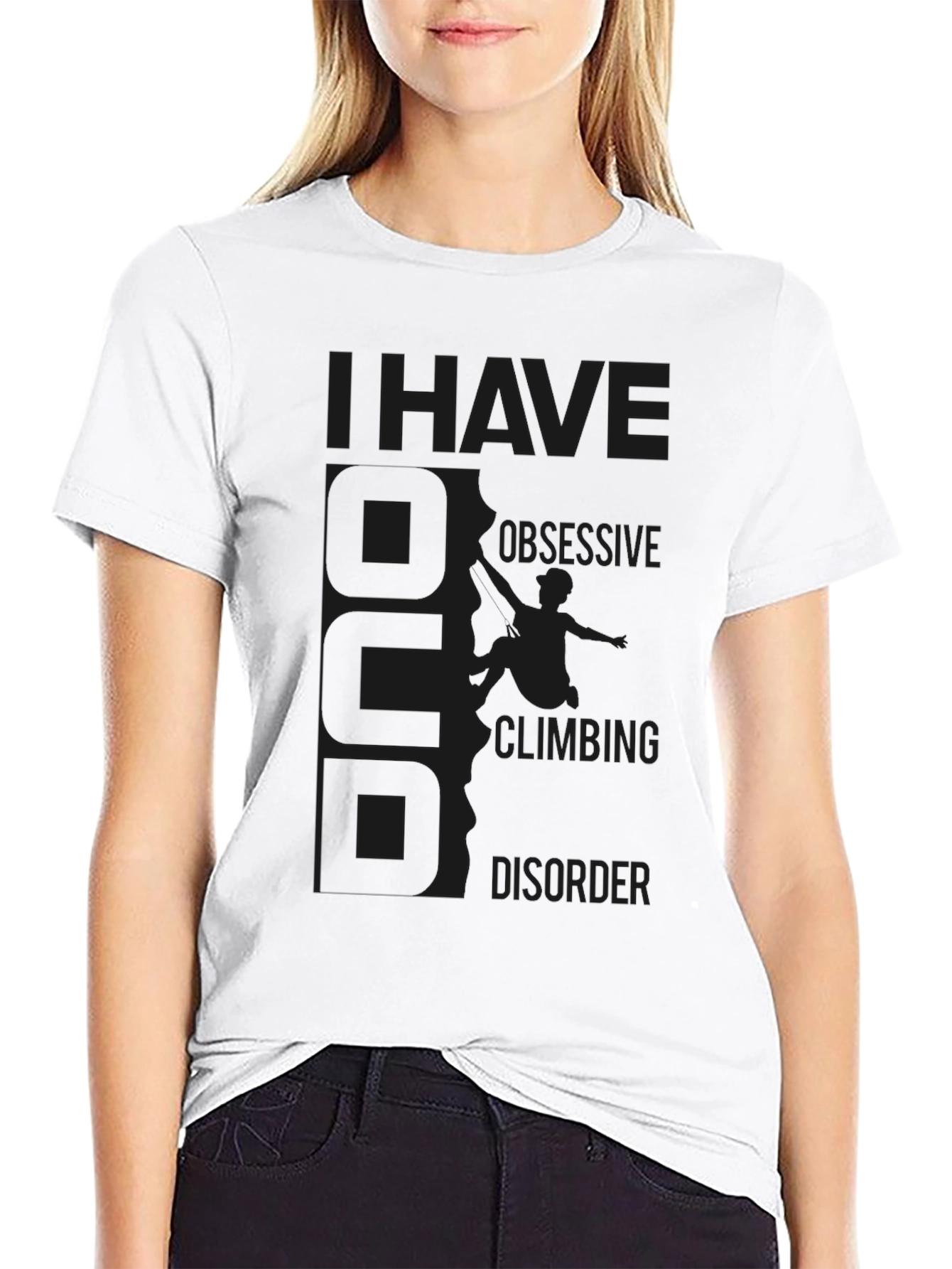 Obsessive Climbing Disorder Black T-Shirt