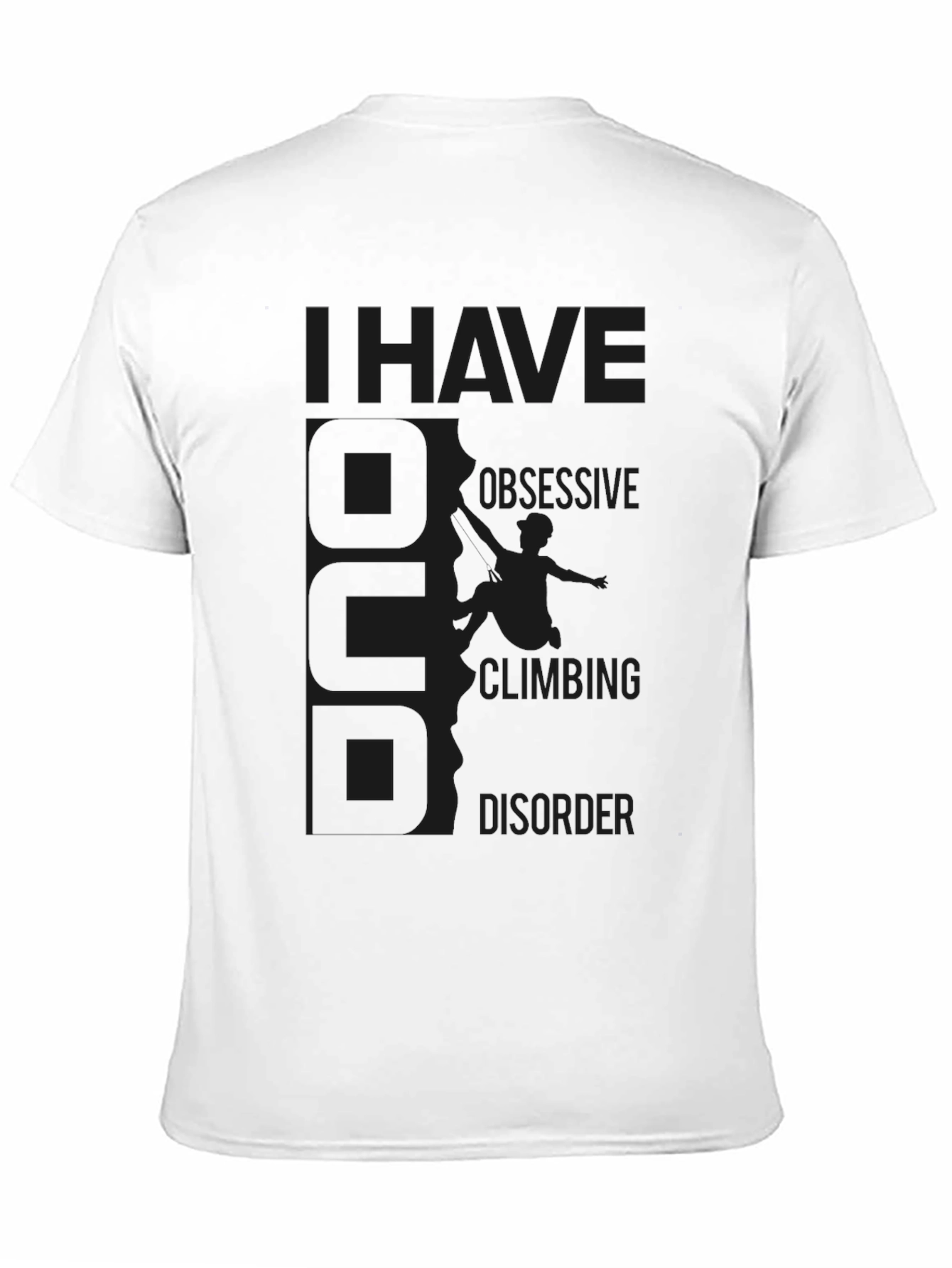 Obsessive Climbing Disorder Black T-Shirt