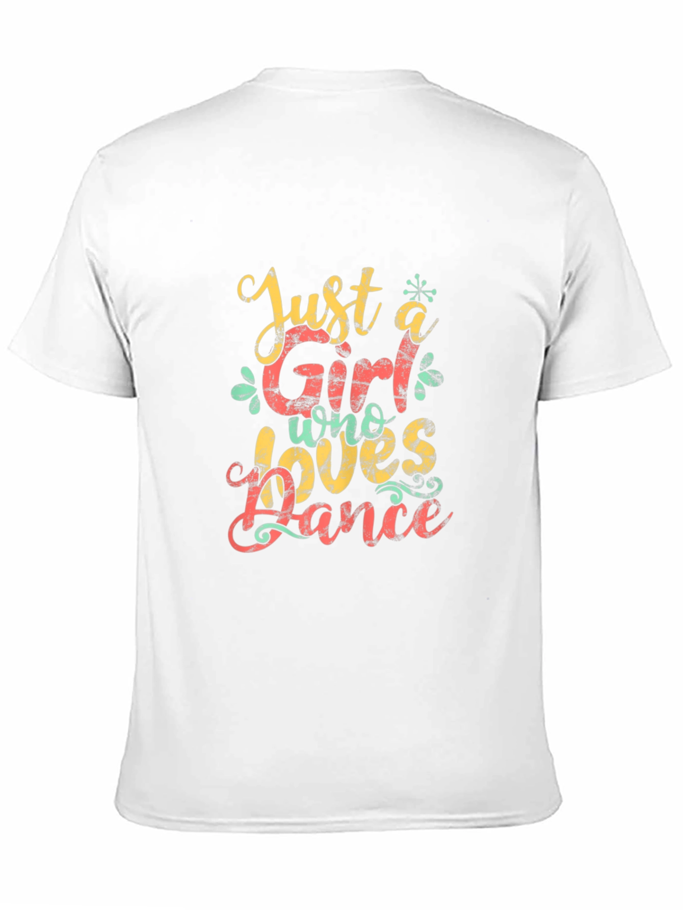 Just A Girl Who Loves Dance T-Shirt - Black