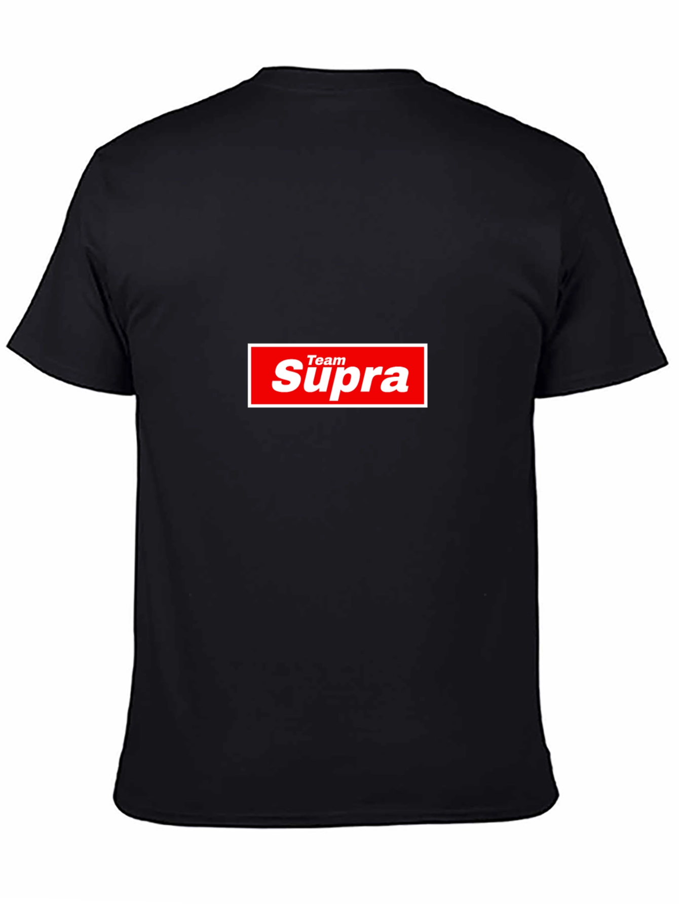 Team Supra Graphic Tee - Black Cotton Blend