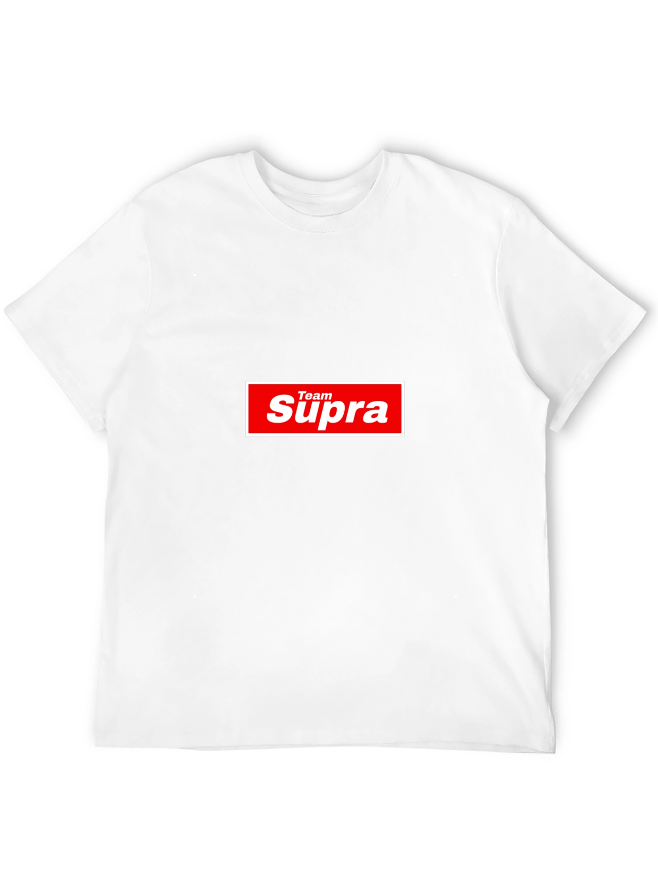 Team Supra Graphic Tee - Black Cotton Blend