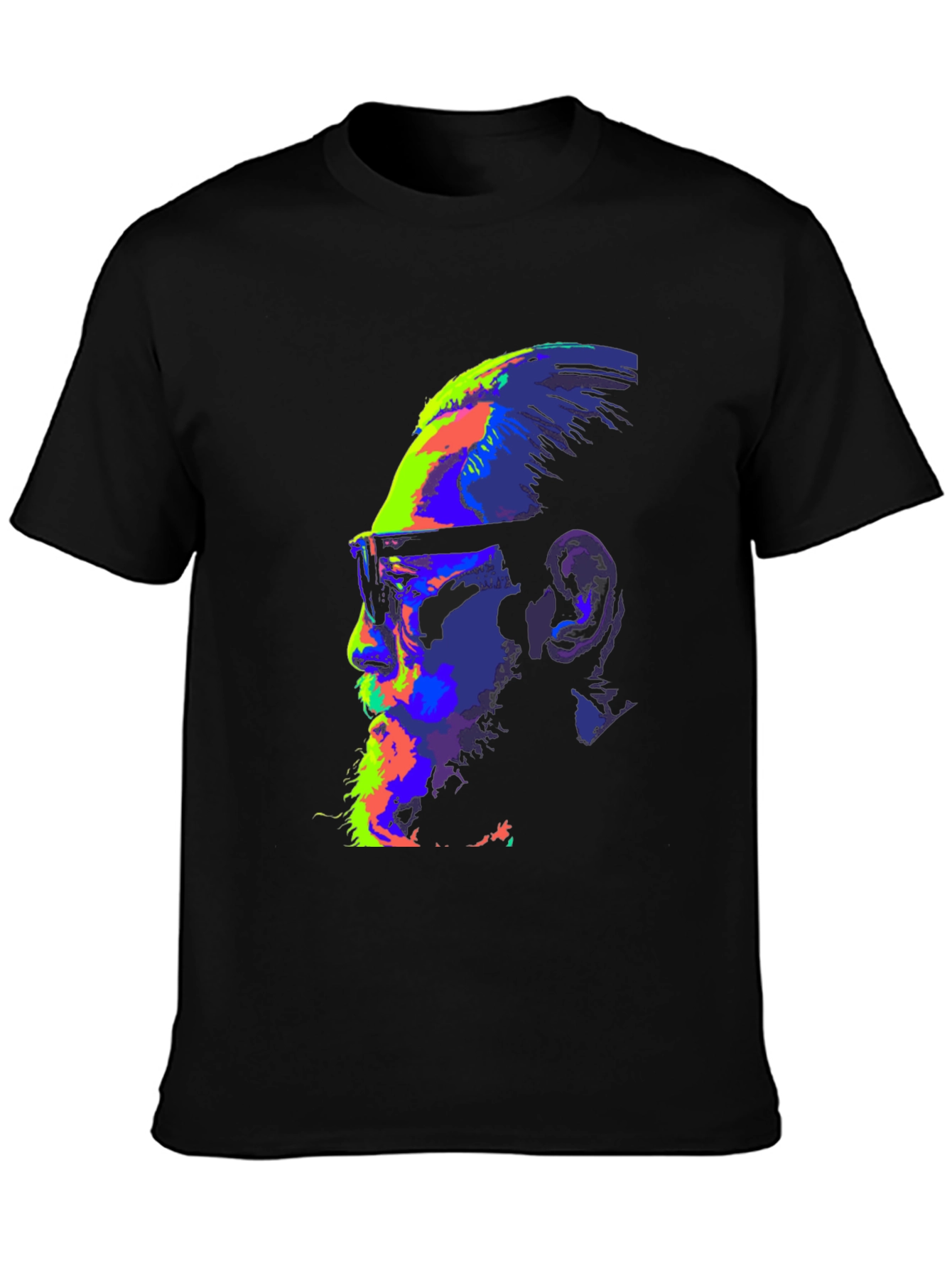 Vibrant McGregor Graphic Print Black T-Shirt