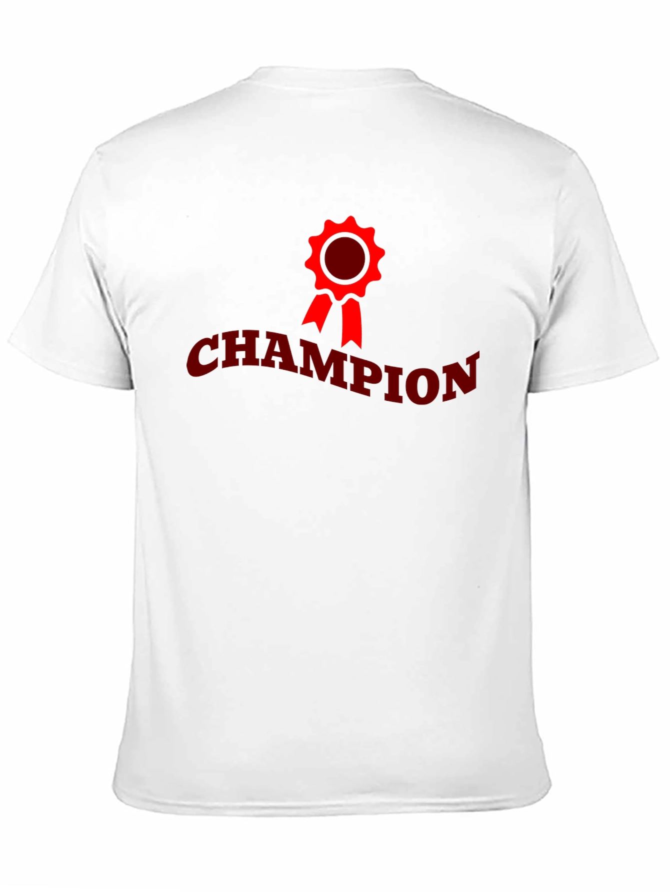 Champion Graphic Tee - Black Crew Neck