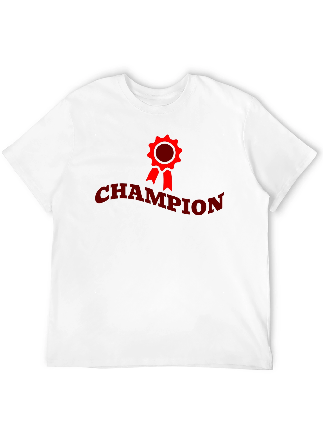 Champion Graphic Tee - Black Crew Neck