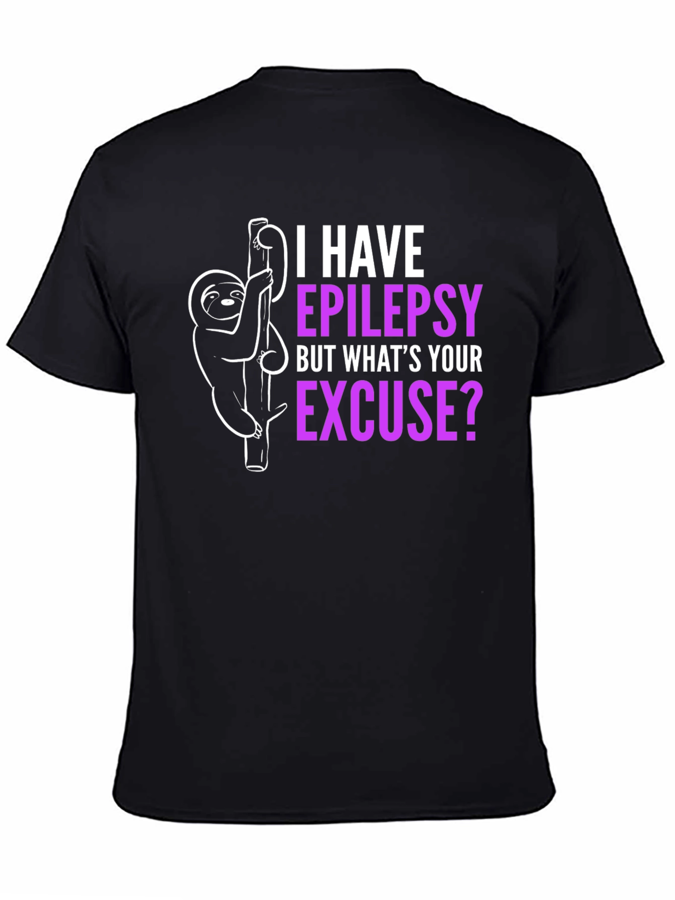 Epilepsy Awareness Sloth T-Shirt