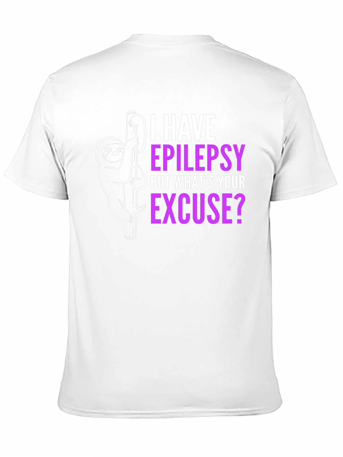 Epilepsy Awareness Sloth T-Shirt