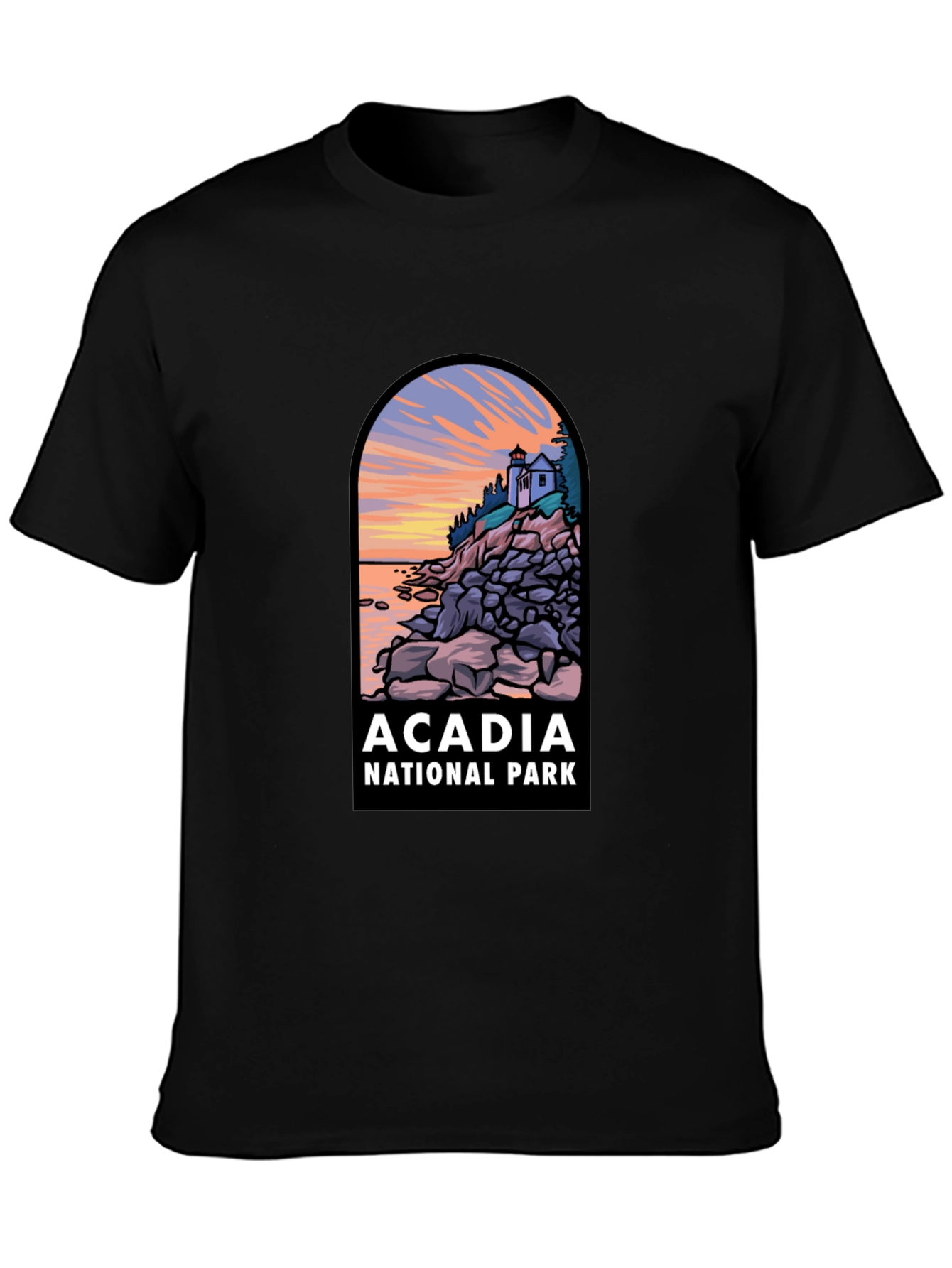 Acadia National Park T-Shirt - Landscape Graphic Tee