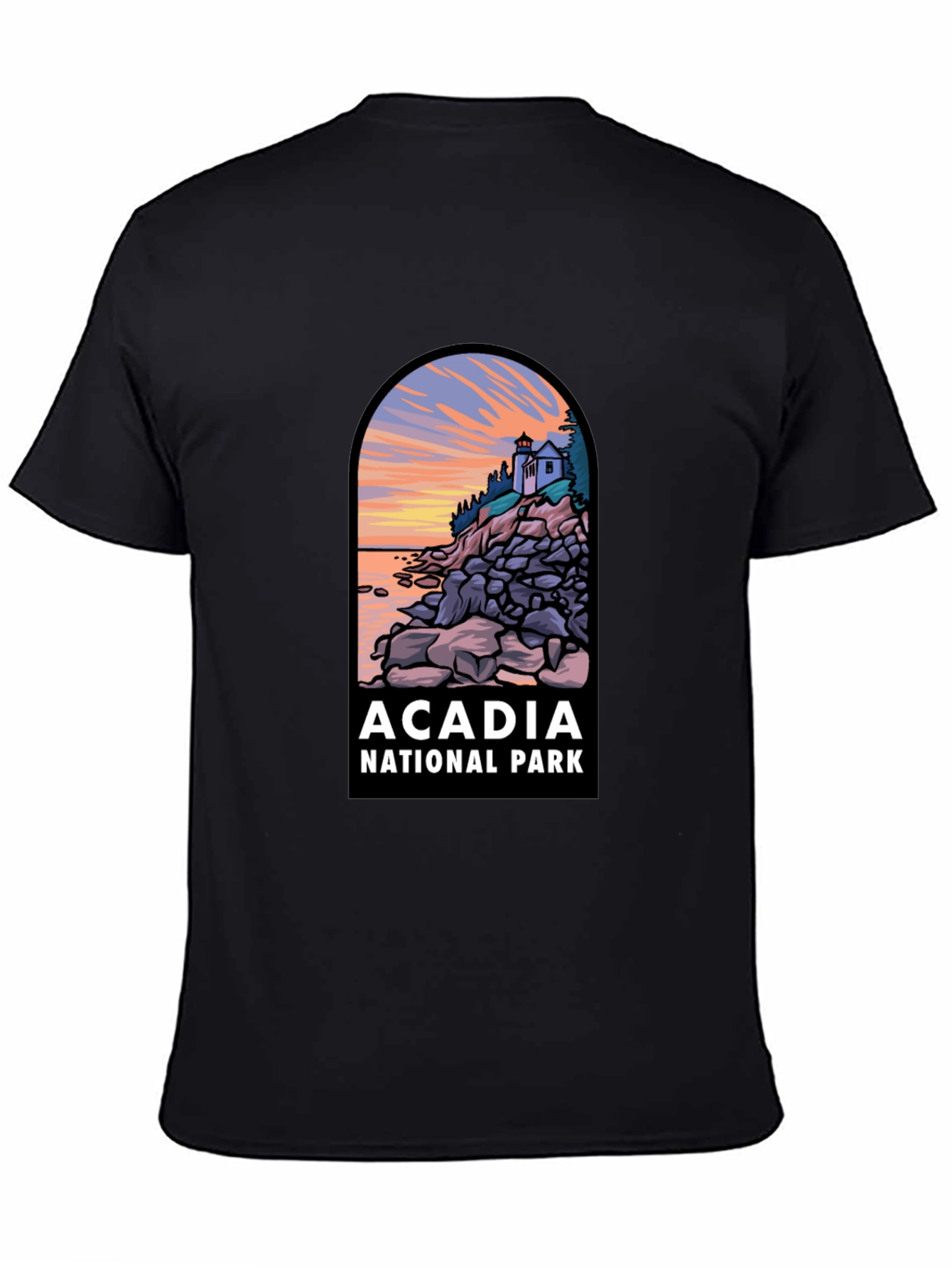 Acadia National Park T-Shirt - Landscape Graphic Tee
