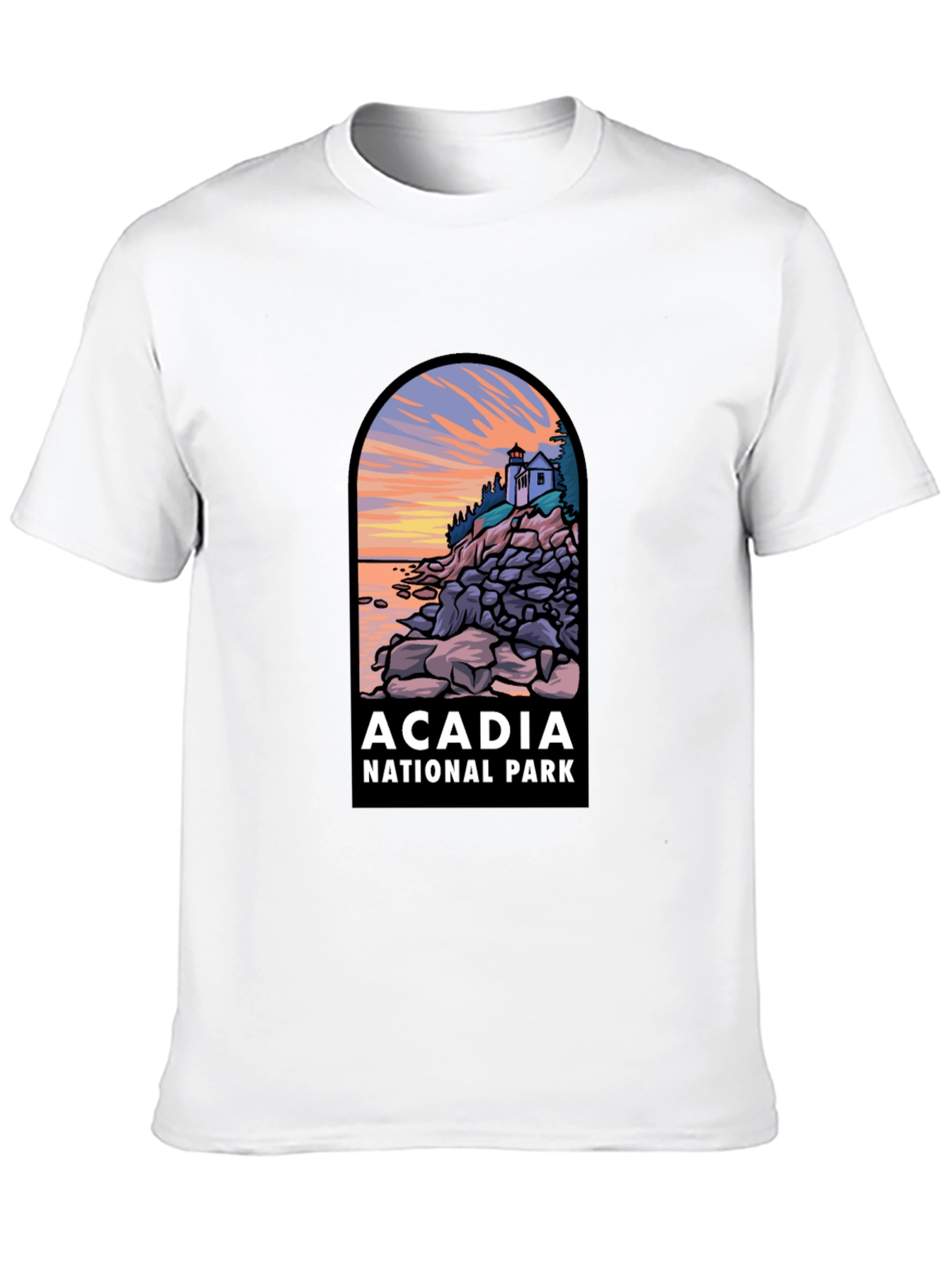Acadia National Park T-Shirt - Landscape Graphic Tee