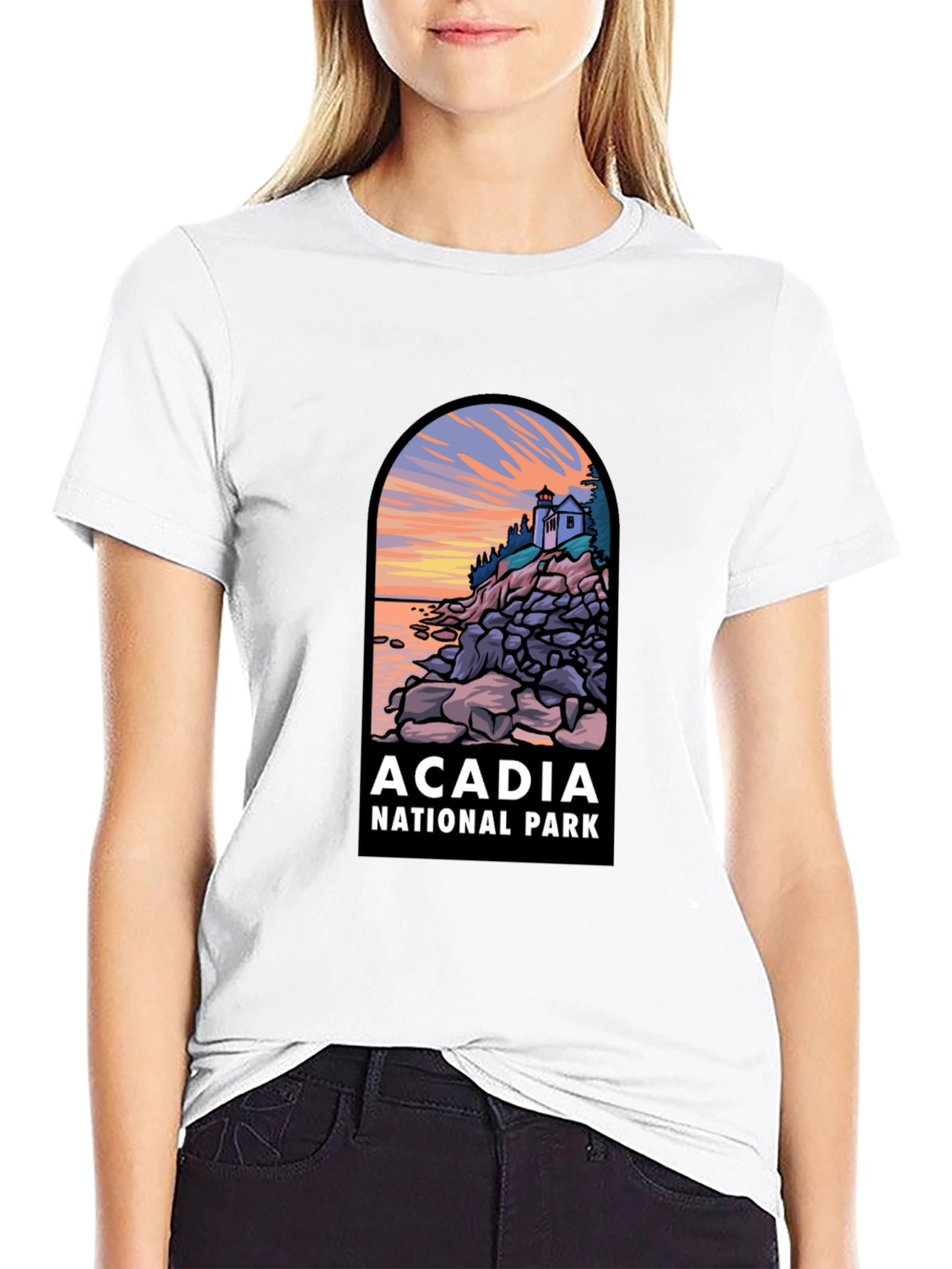 Acadia National Park T-Shirt - Landscape Graphic Tee