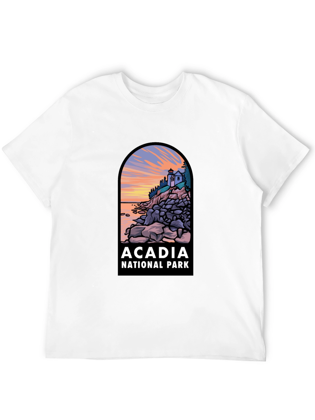 Acadia National Park T-Shirt - Landscape Graphic Tee