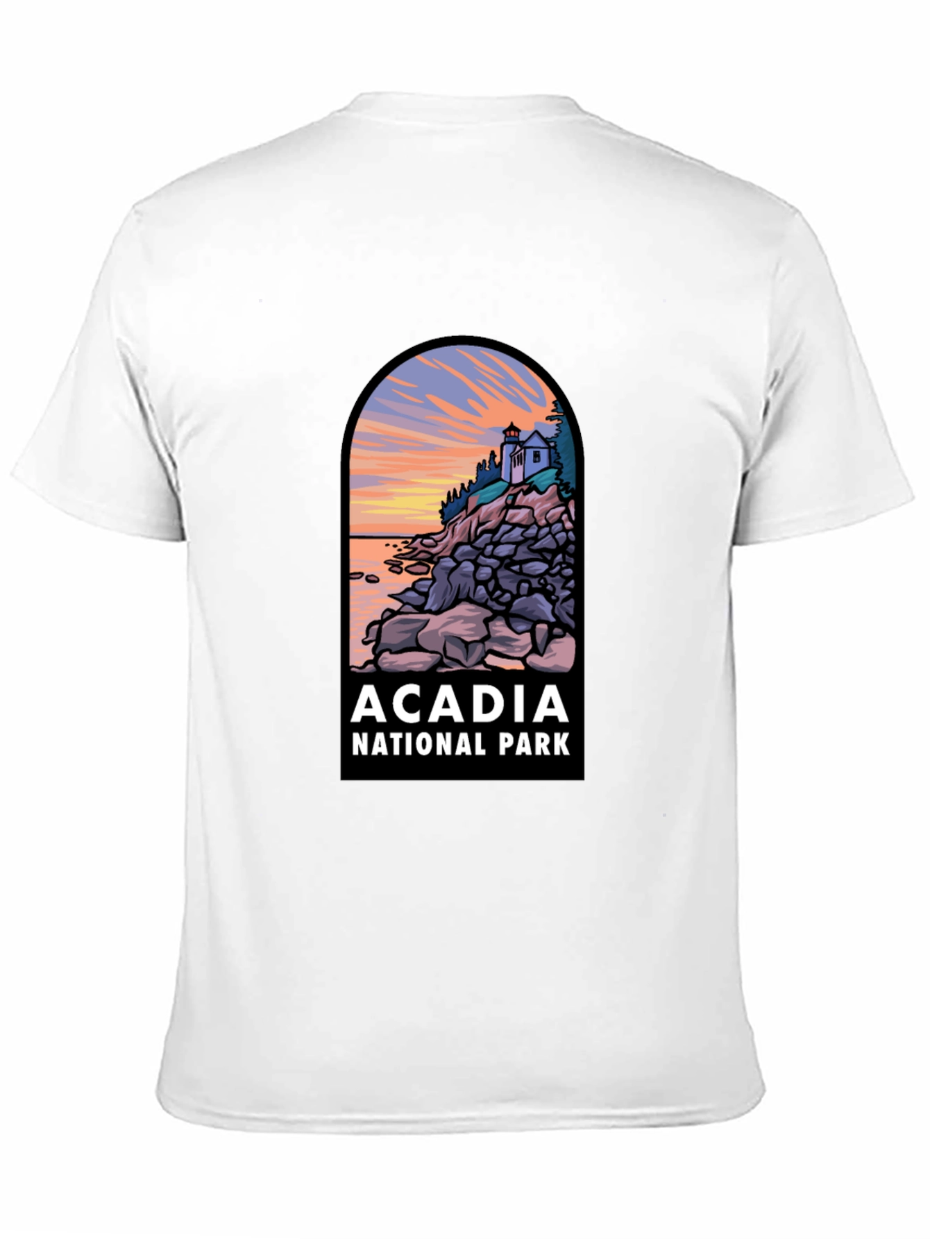 Acadia National Park T-Shirt - Landscape Graphic Tee