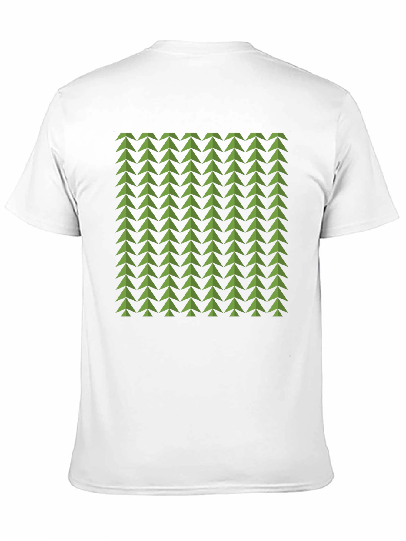 Geometric Green Arrows Tee