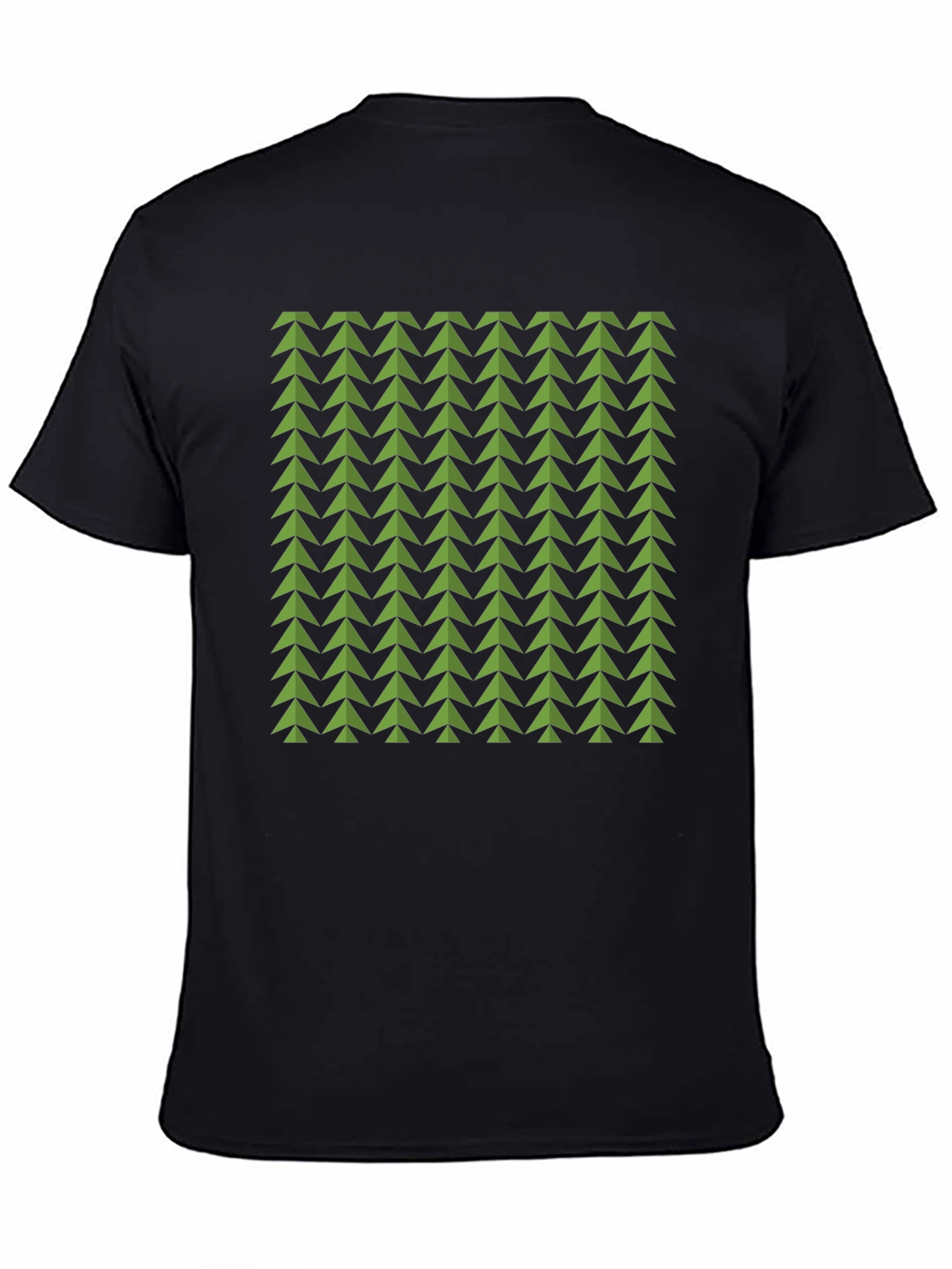 Geometric Green Arrows Tee