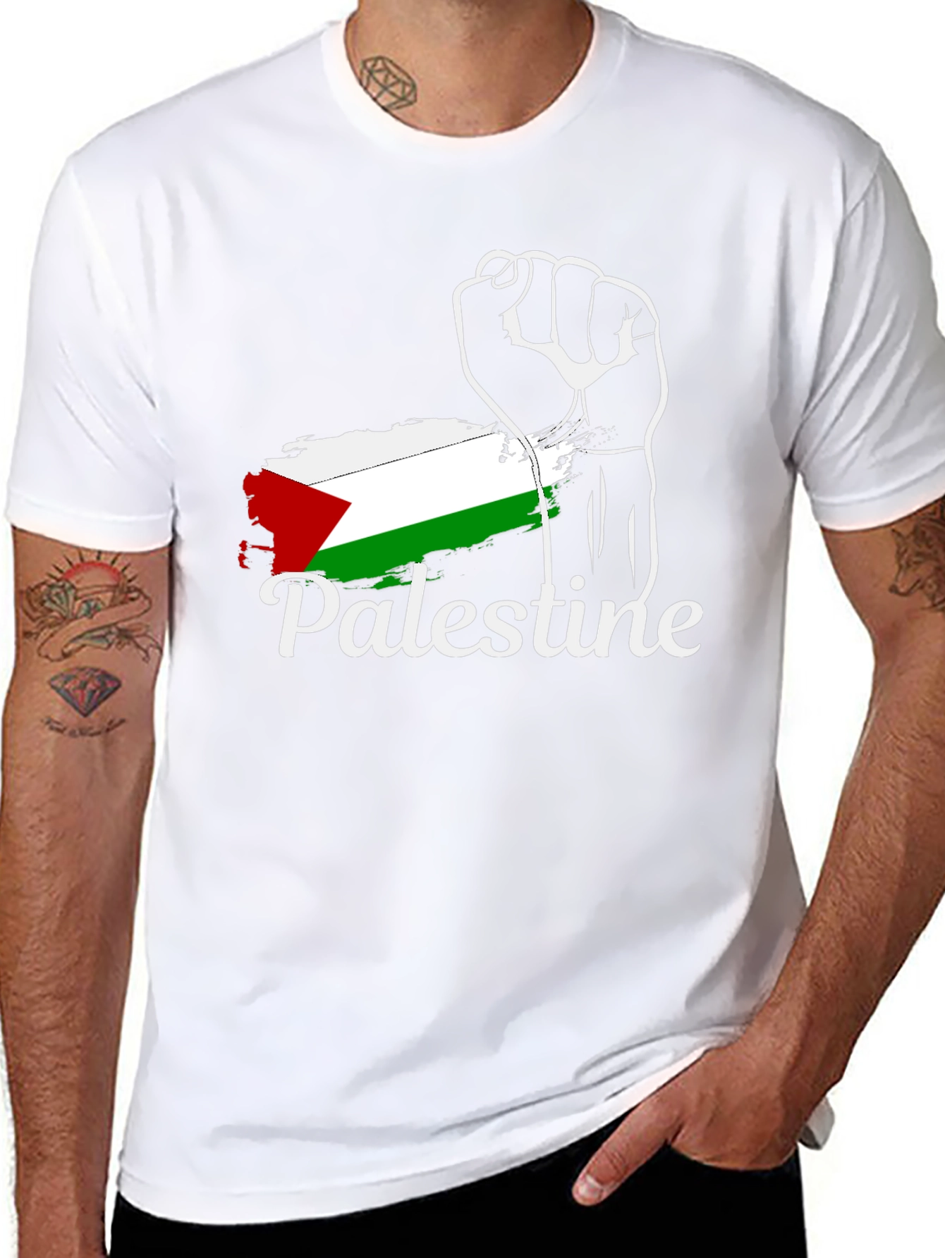 Palestine Flag T-Shirt - Support Palestine