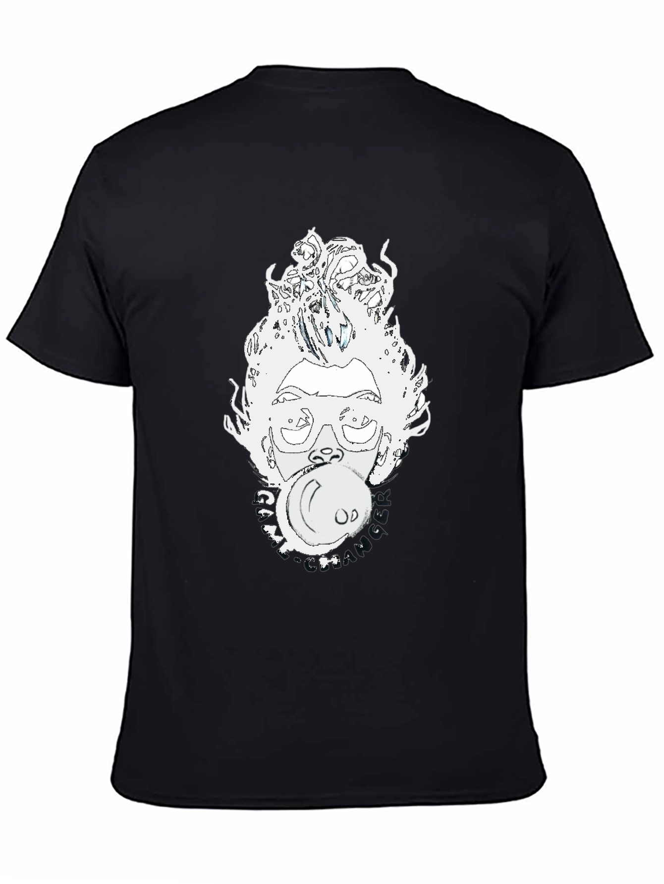 Bubblegum Pop Art Graphic Tee - Black