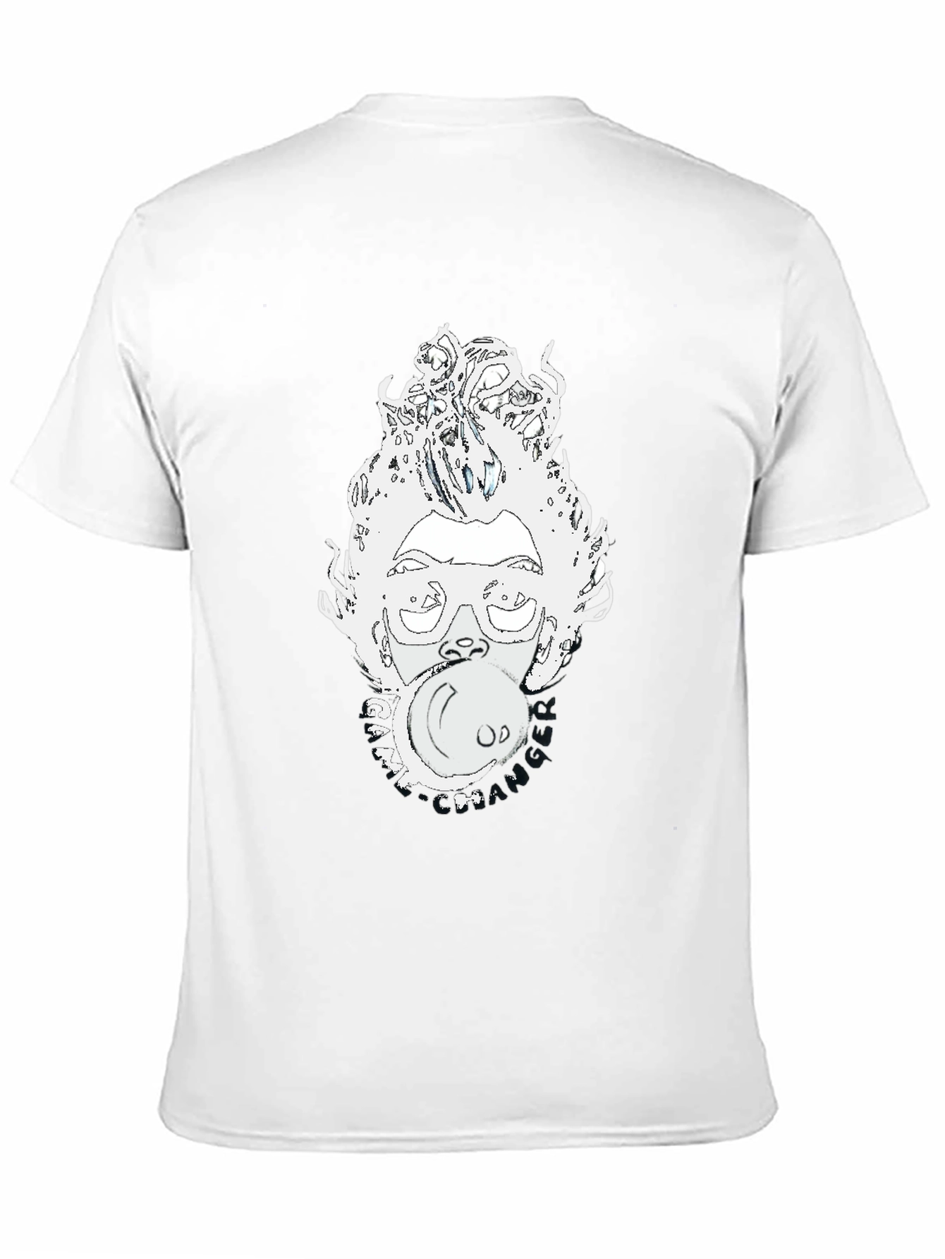 Bubblegum Pop Art Graphic Tee - Black