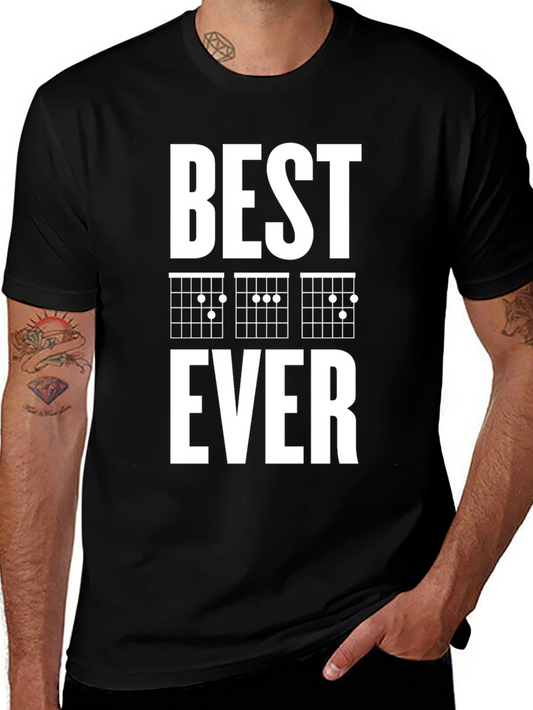 Best Guitar Chords Ever T-Shirt - Black
