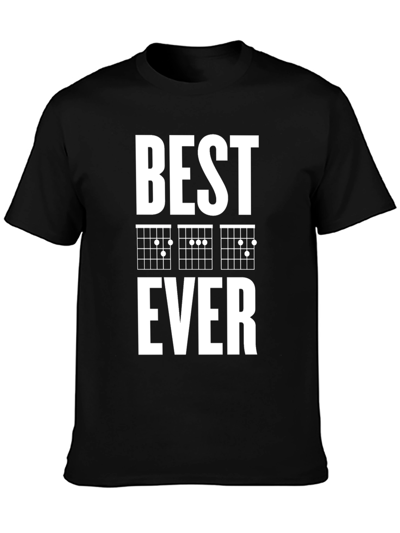 Best Guitar Chords Ever T-Shirt - Black