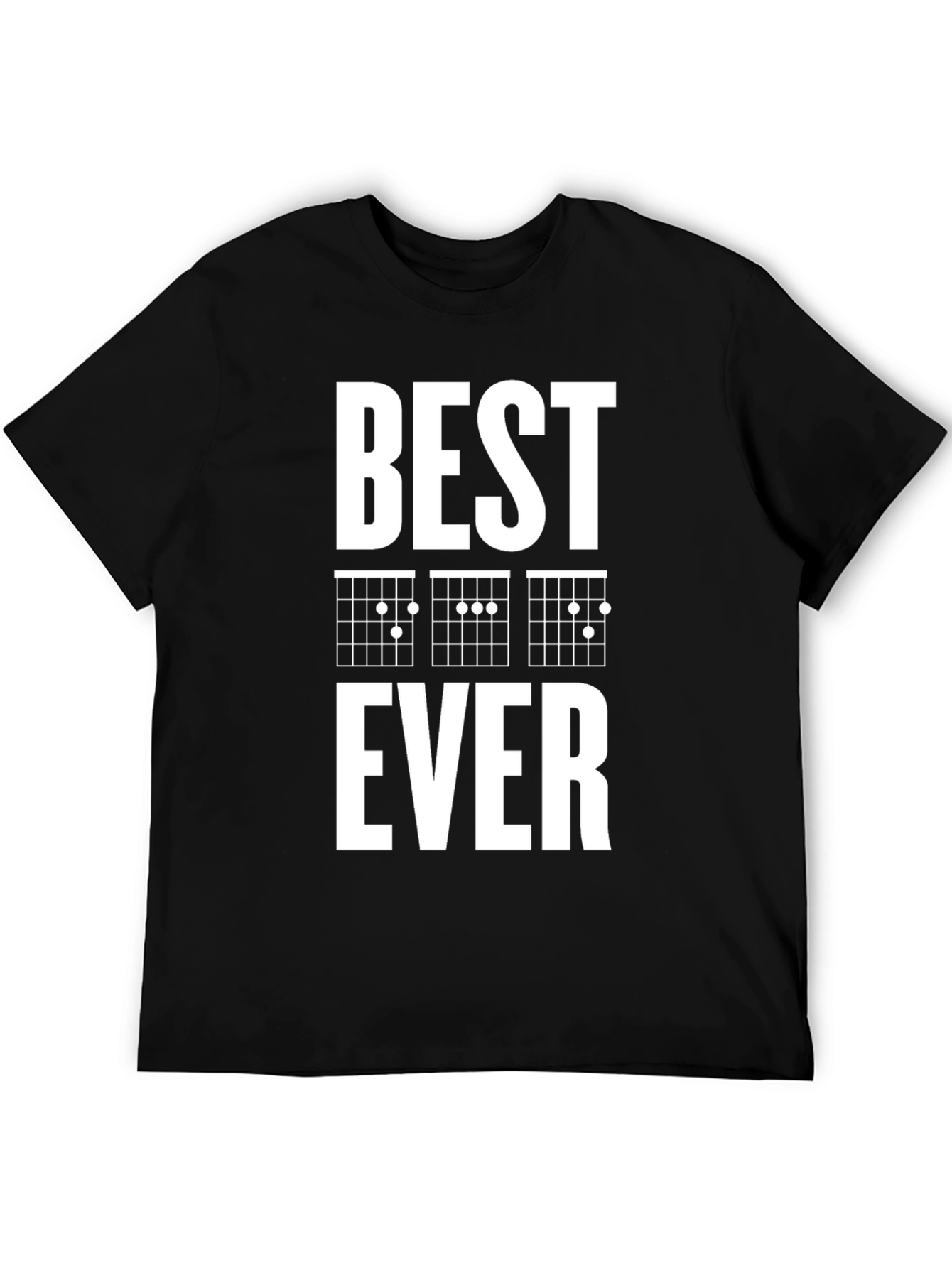 Best Guitar Chords Ever T-Shirt - Black