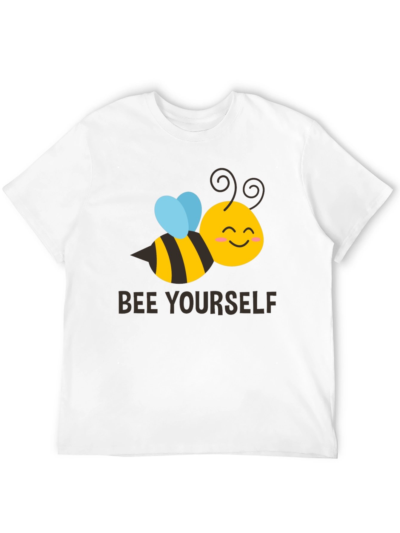 Bee Yourself Graphic T-Shirt - Black Crew Neck