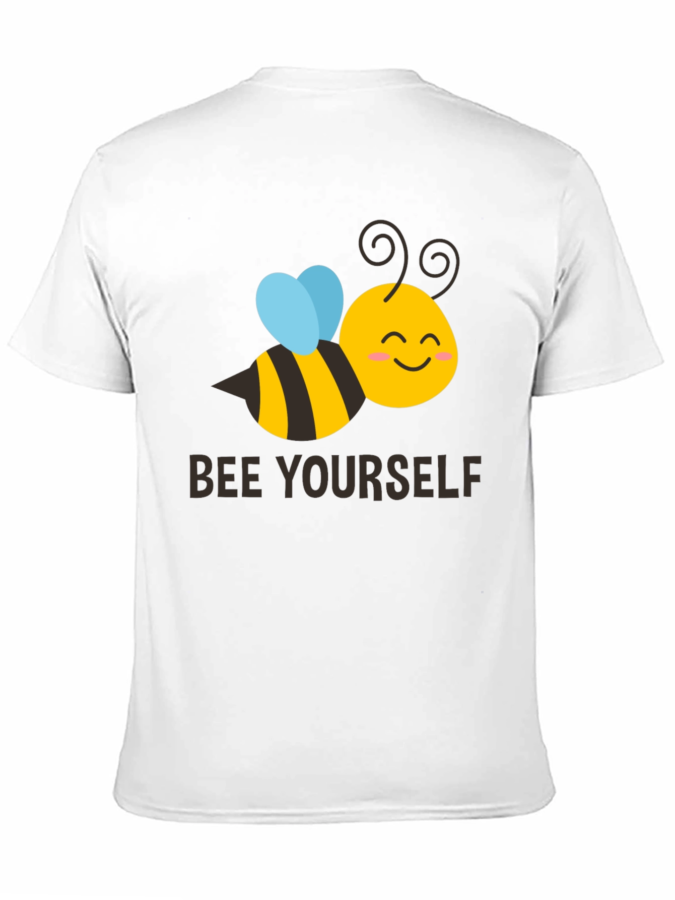 Bee Yourself Graphic T-Shirt - Black Crew Neck