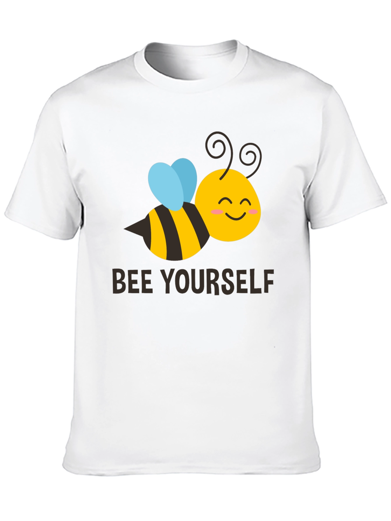 Bee Yourself Graphic T-Shirt - Black Crew Neck