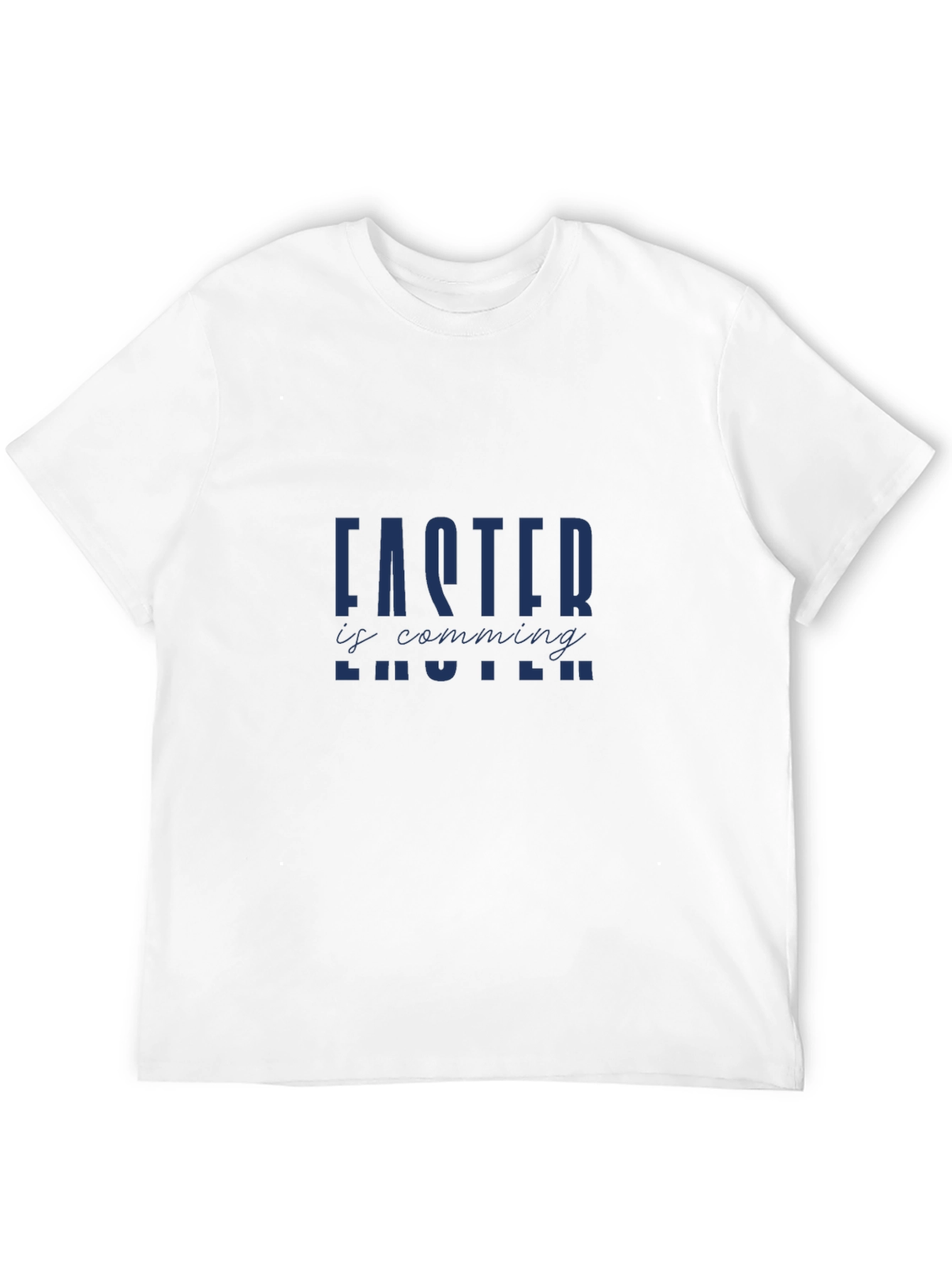 Easter Is Coming Graphic Tee - Mens Black T-Shirt